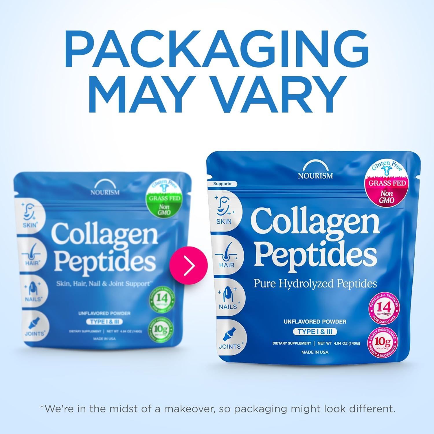 Polvo de Colágeno Hidrolizado Nourism 140g - Tipo I y III