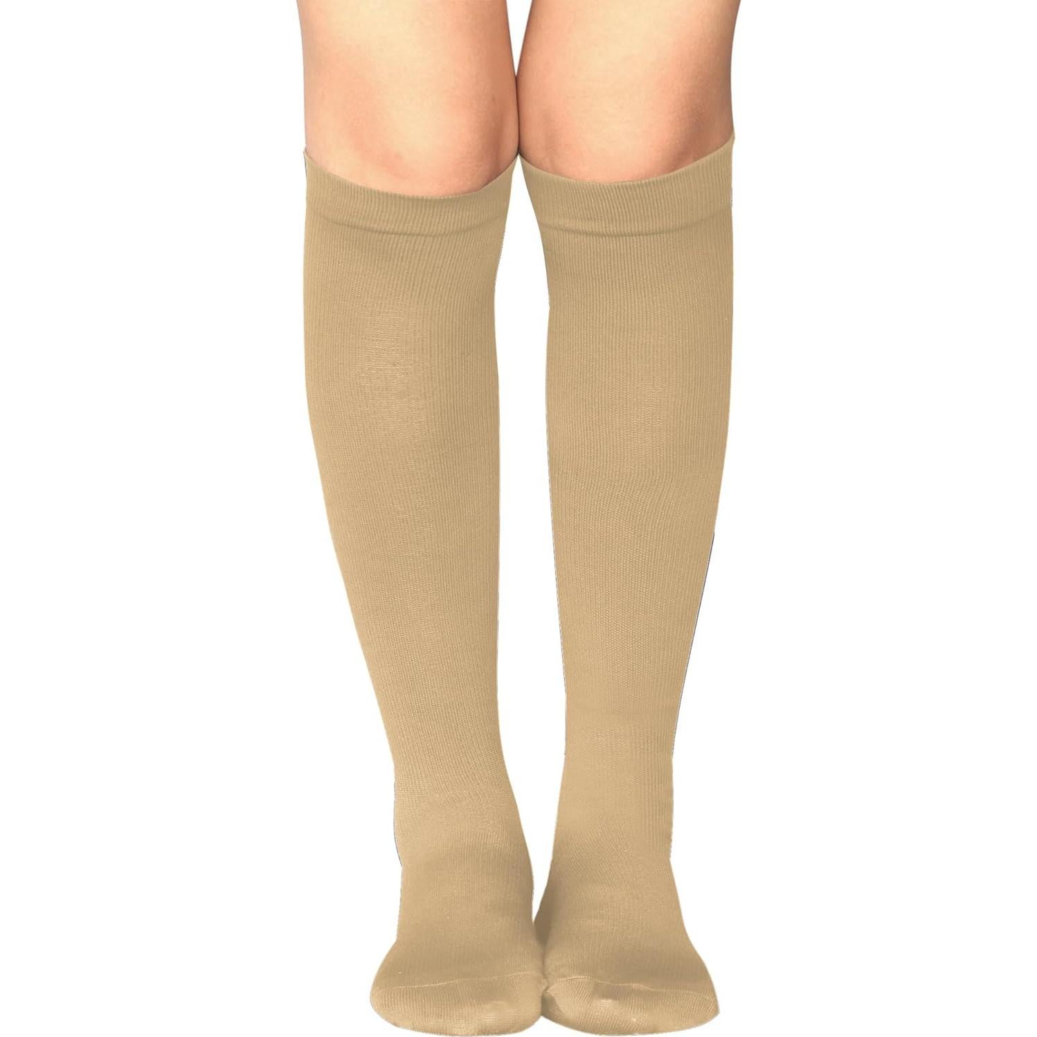 Calcetines de Compresión Bestjybt 15-20 mmHg para Atletismo