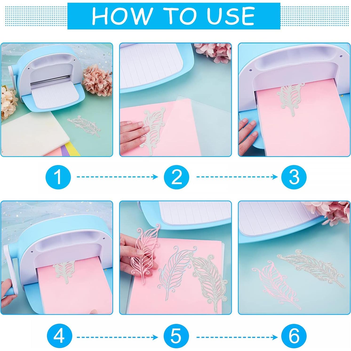 Troqueles de Corte de Plumas INFUNLY 11 Piezas para DIY