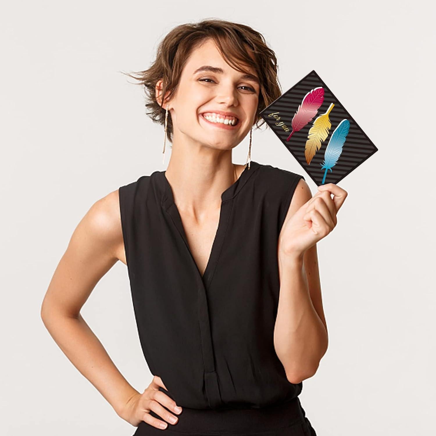 Troqueles de Corte de Plumas INFUNLY 11 Piezas para DIY