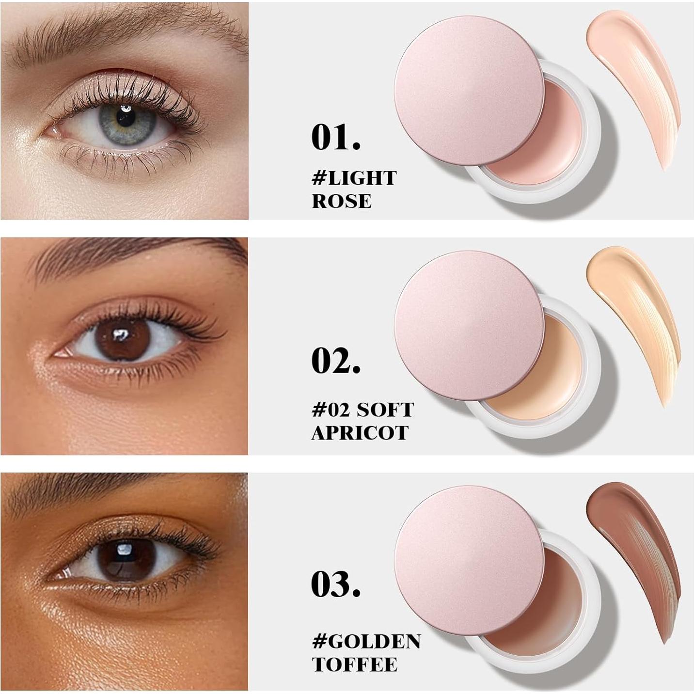 Corrector de Ojeras MooGlamor #01 Rosa Claro 25.8g