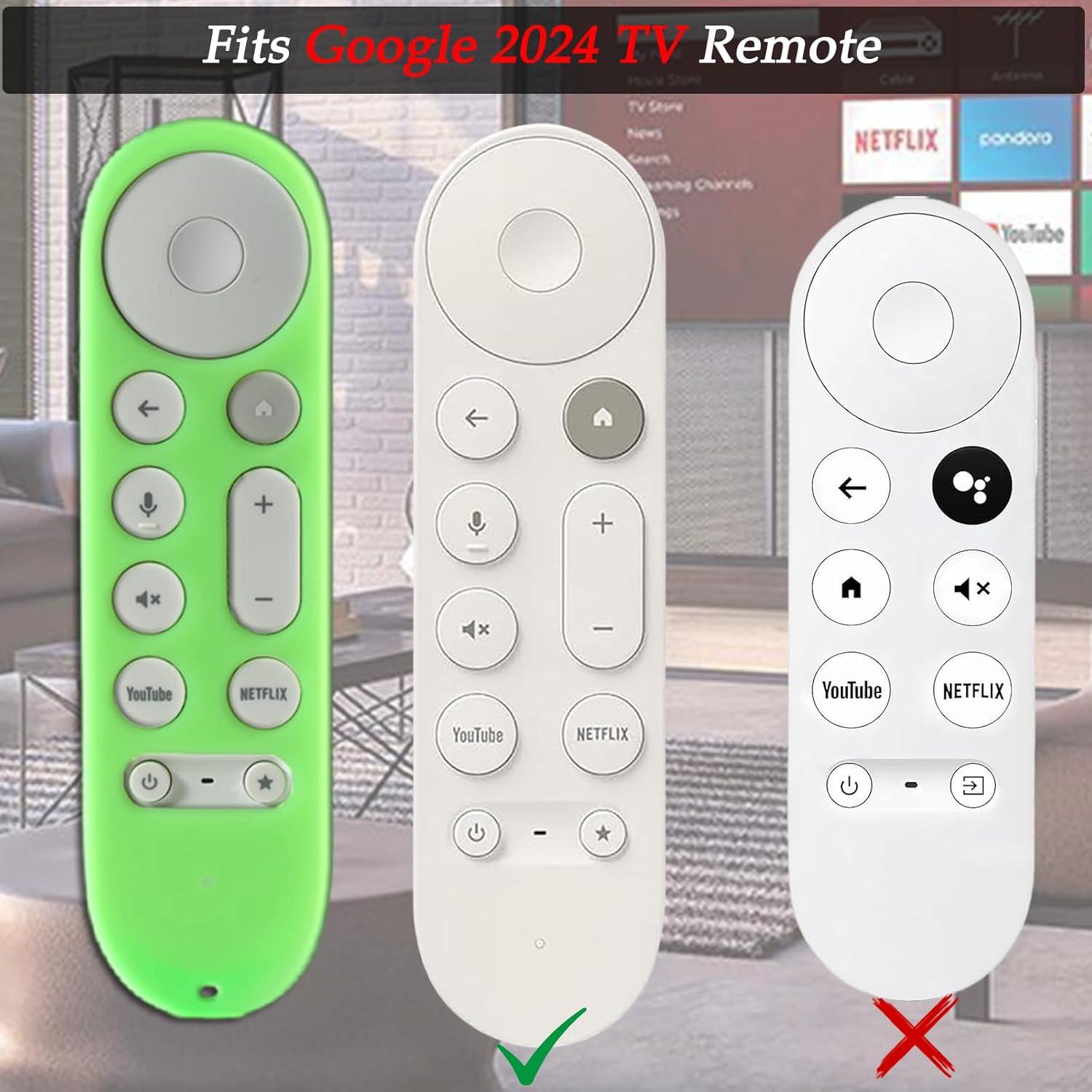 Funda Protectora Verde Brillante Taiyiluo para Control Remoto Google TV 2024