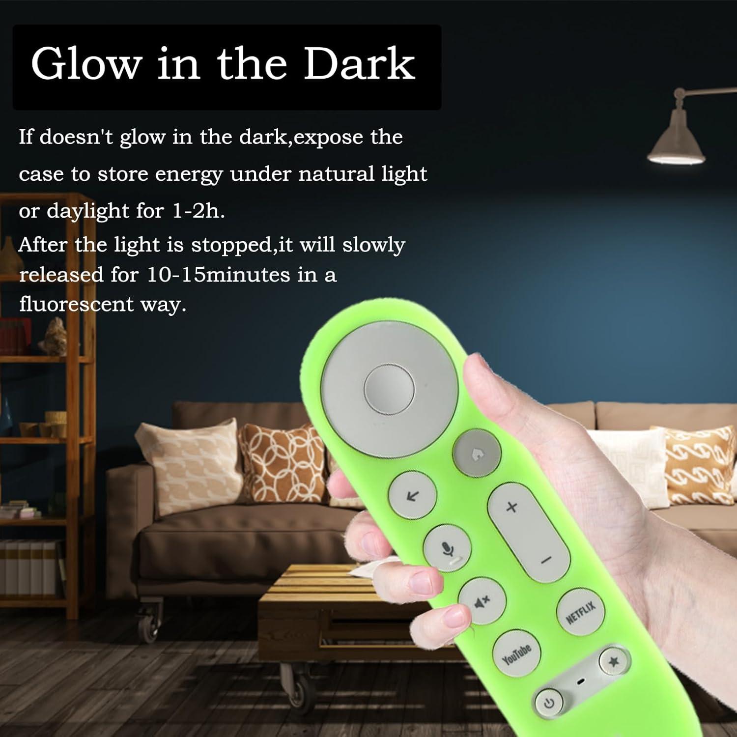 Funda Protectora Verde Brillante Taiyiluo para Control Remoto Google TV 2024