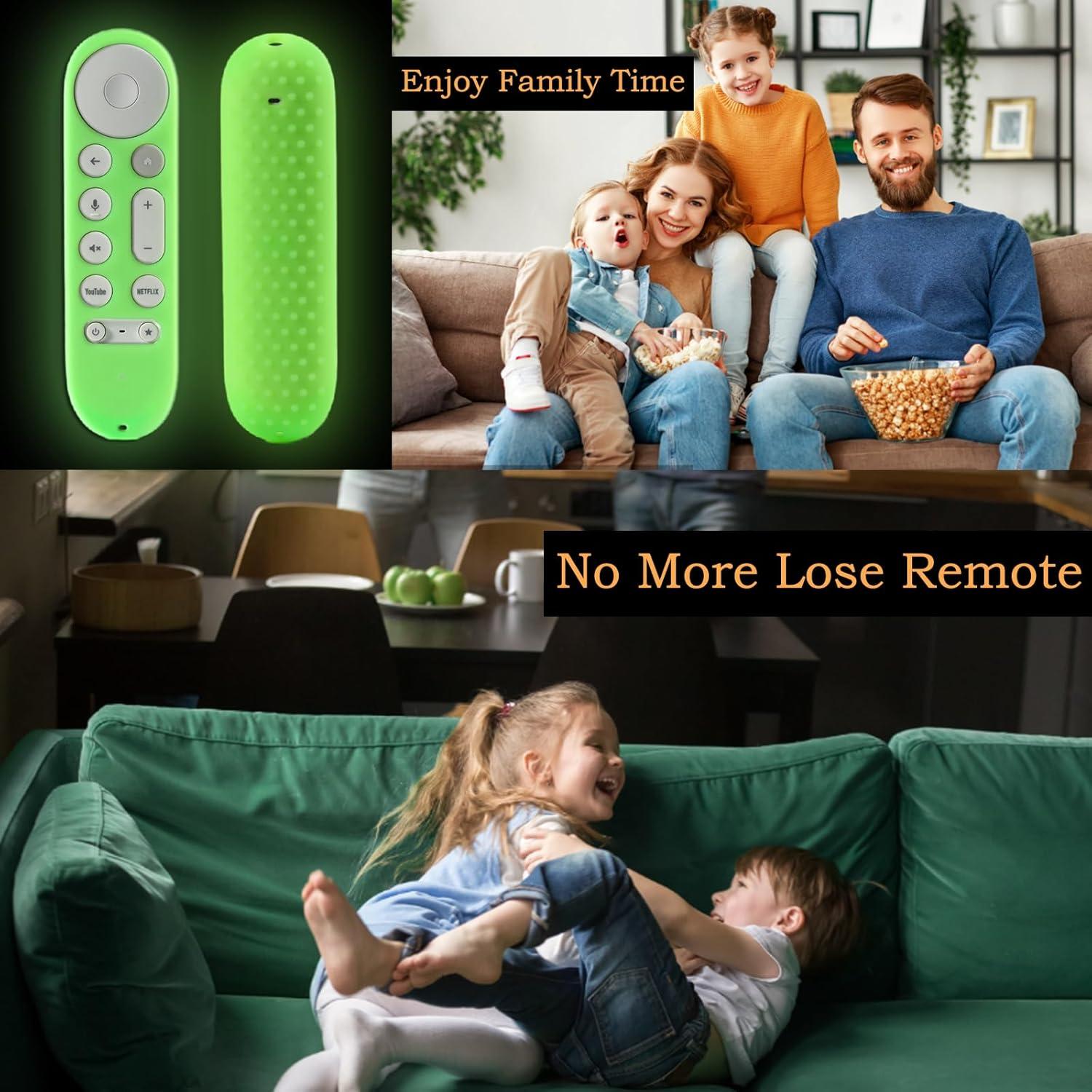 Funda Protectora Verde Brillante Taiyiluo para Control Remoto Google TV 2024