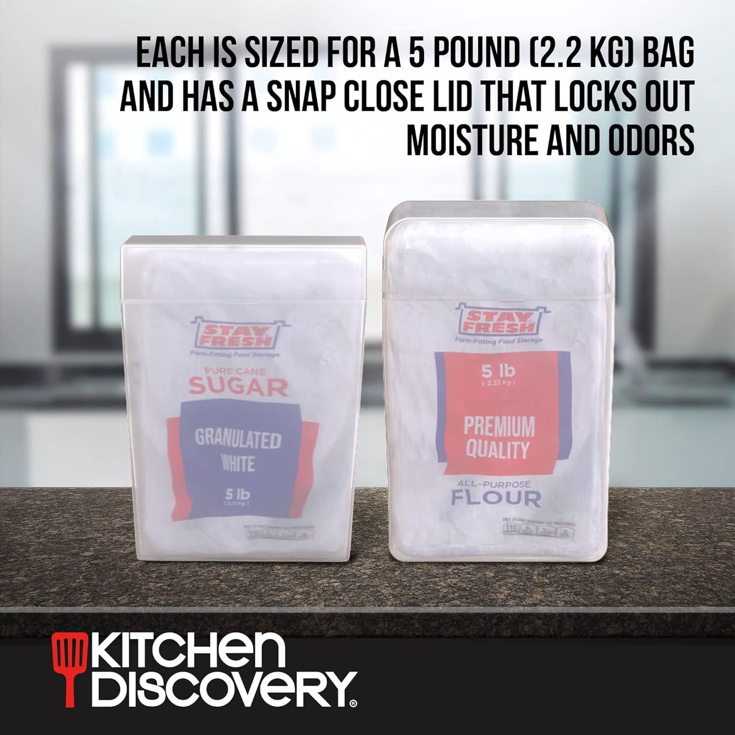 Contenedores de Almacenamiento Stay Fresh - Juego de 2 Piezas