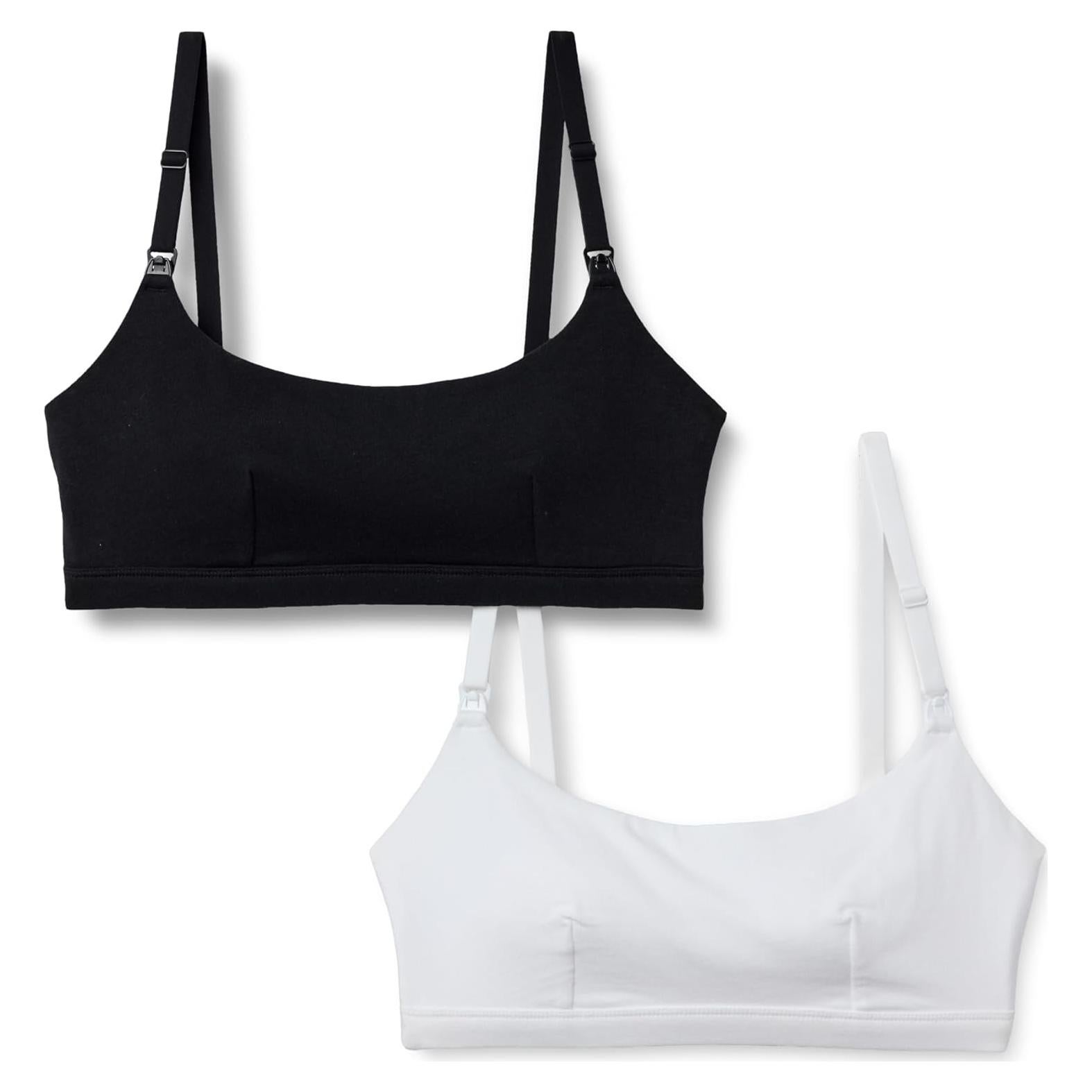 Sujetador de Lactancia Amazon Essentials Algodón Jersey 2 Pzas