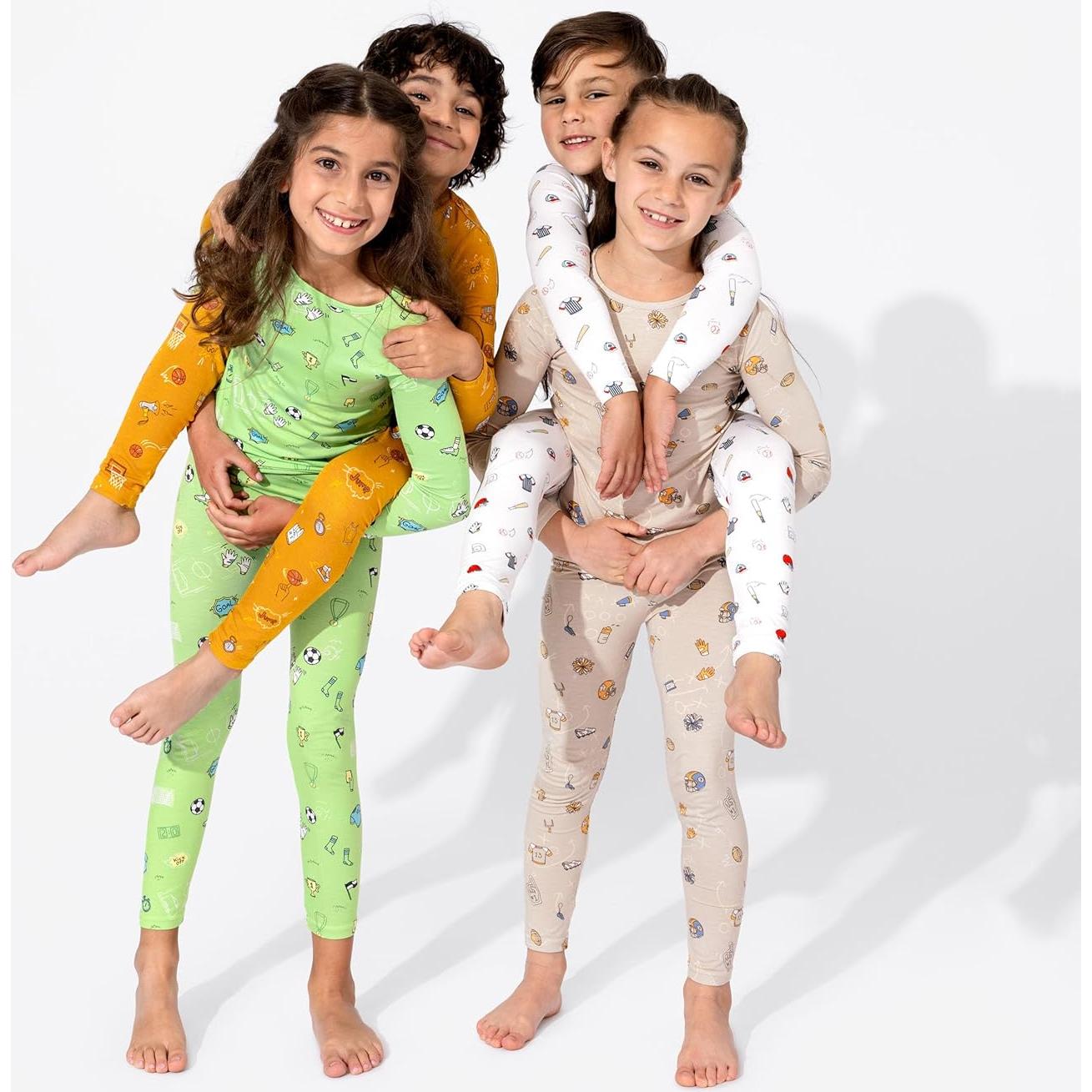 Pijama Convertible Bellabu Bear Bambú Recién Nacido Béisbol