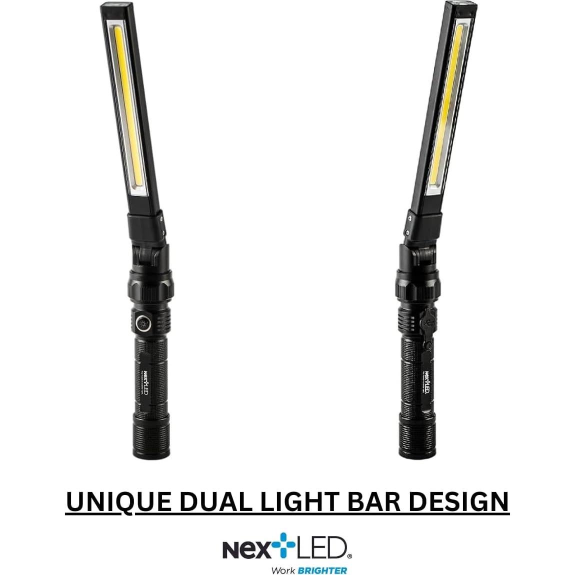 Luz de Trabajo LED NextLED NT-7544 Plegable Doble Cara 1200 Lúmenes