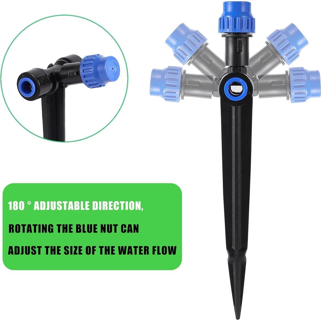 Kit de riego por goteo CHEYEEHOME 5m conexión rápida