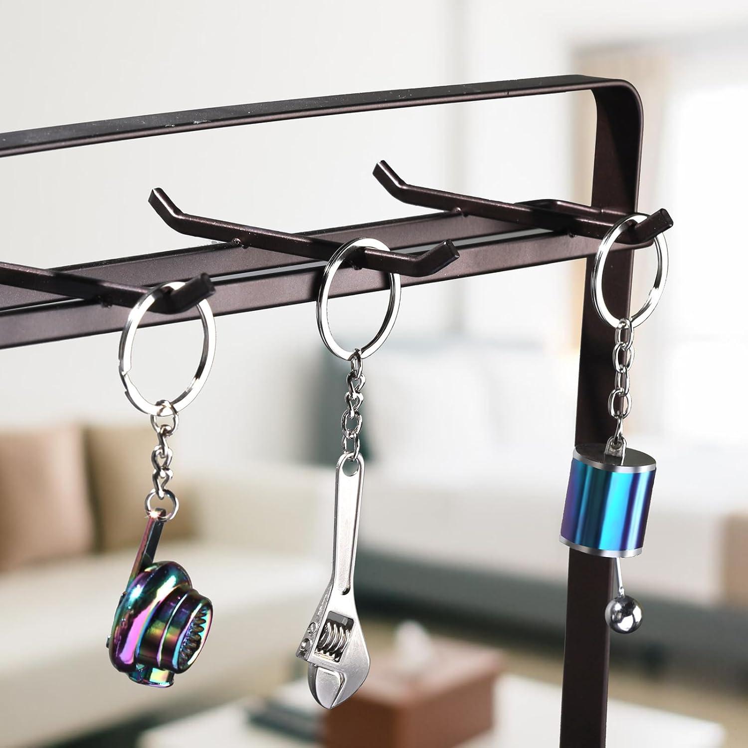 Juego de Llaveros de Metal HNYYZL 6 Piezas Auto Turbo