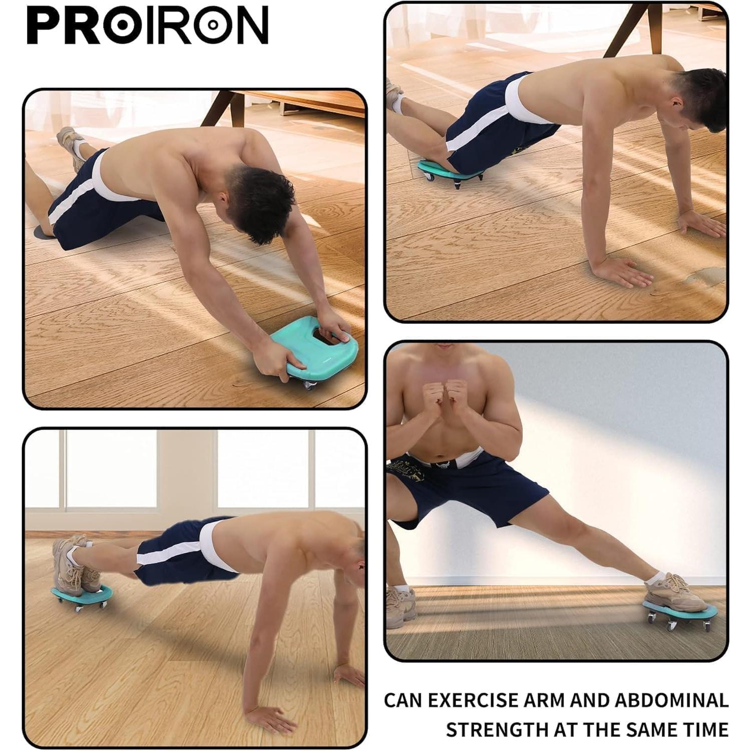 Rueda Abdominal PROIRON Multifuncional con Almohadillas