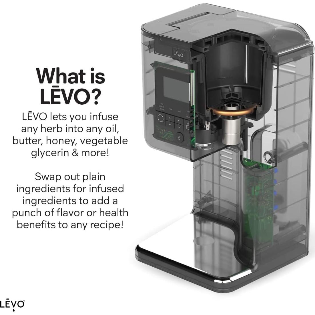 LEVO II - Infusor de Aceite Herbal - 5,12 kg - Crema de Miel