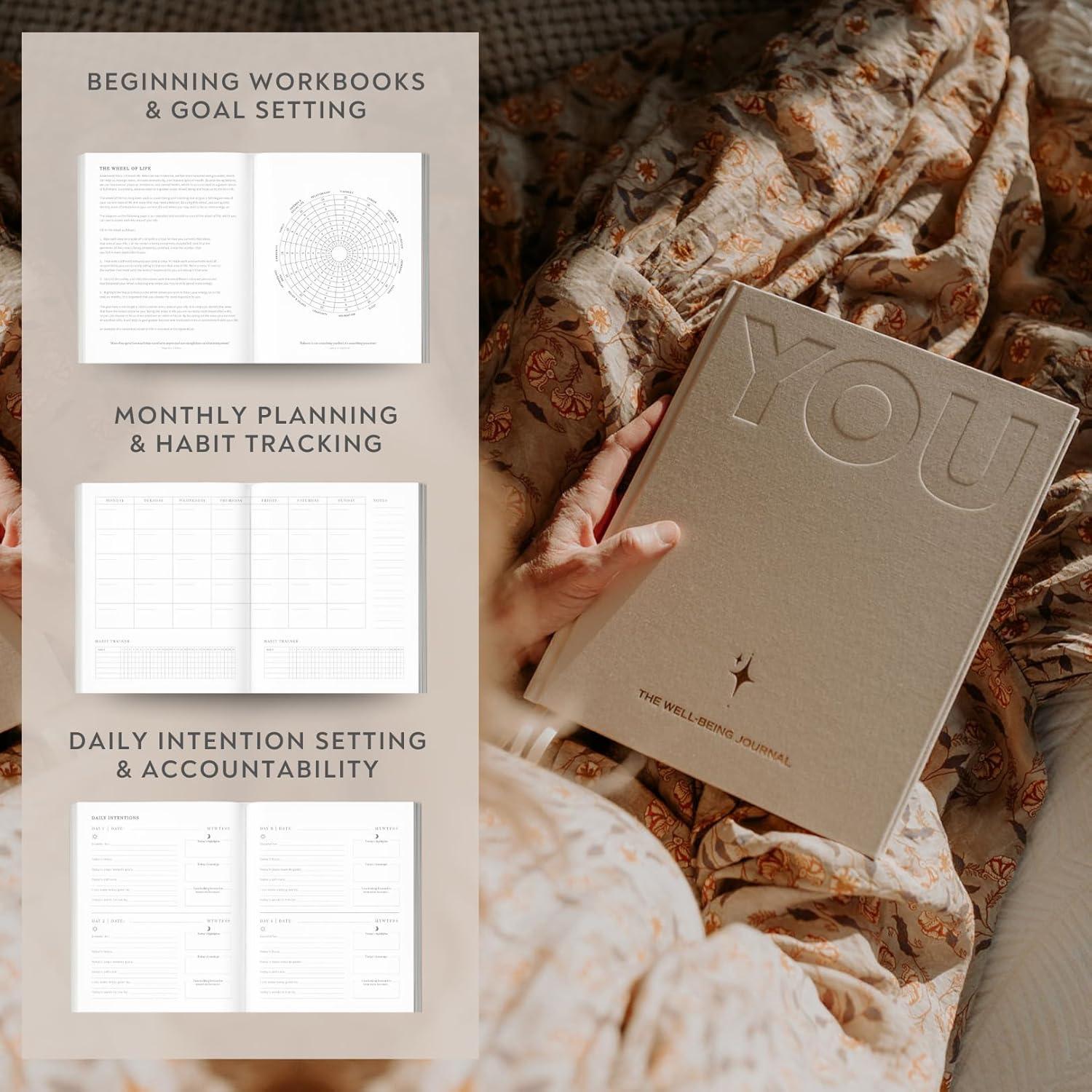 Diario de Bienestar Olive Page - Cuidado Personal 6 Meses