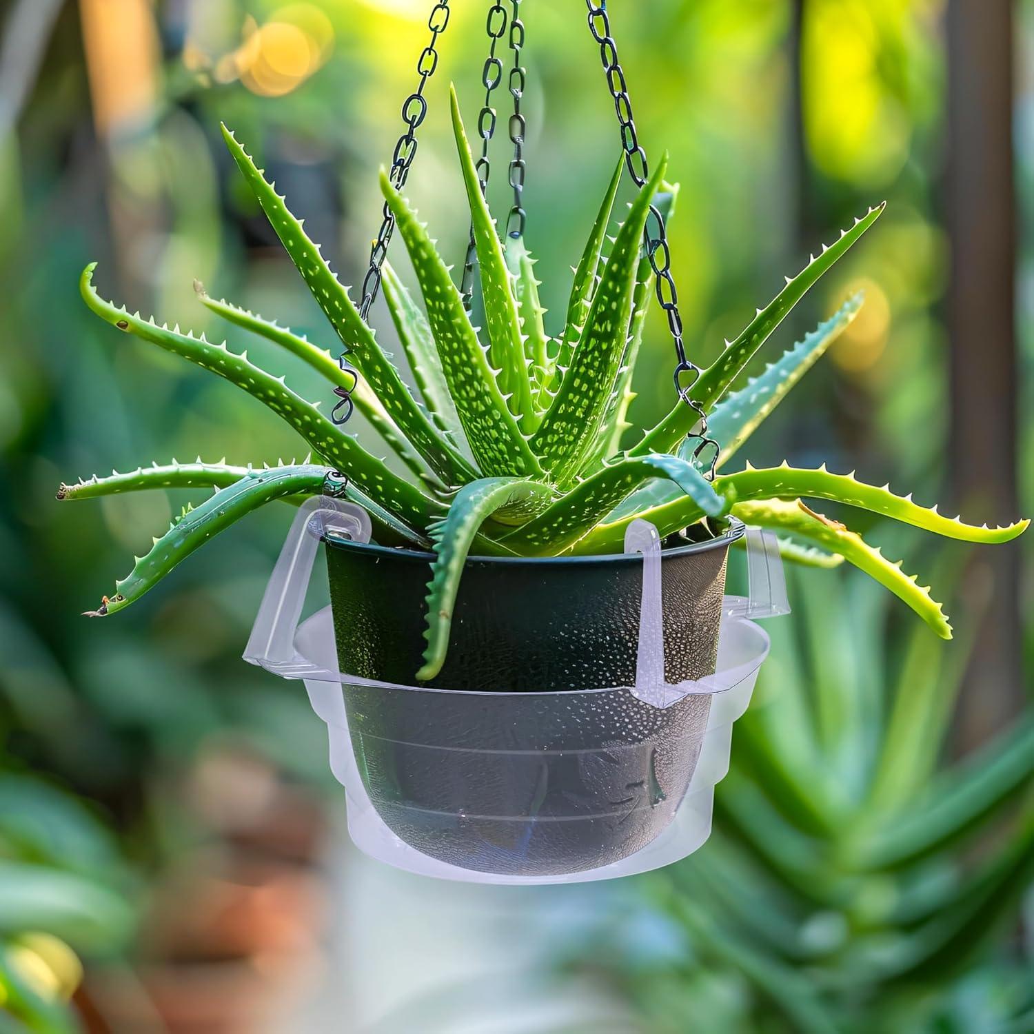 Bandejas de Goteo para Plantas Colgantes Adnee 15 Pcs 25.4 cm