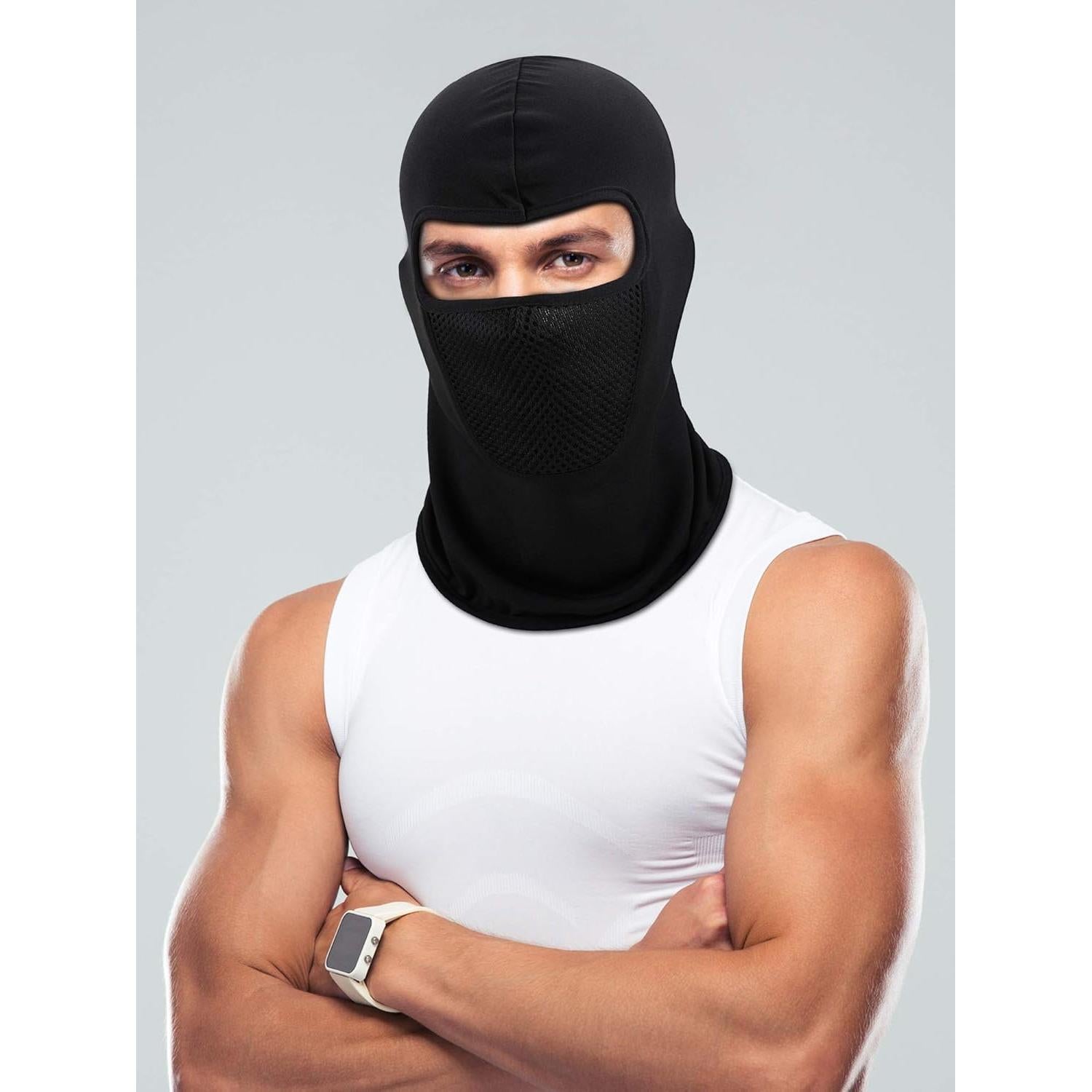 6 Piezas Máscara Balaclava Blulu Transpirable para Ciclismo