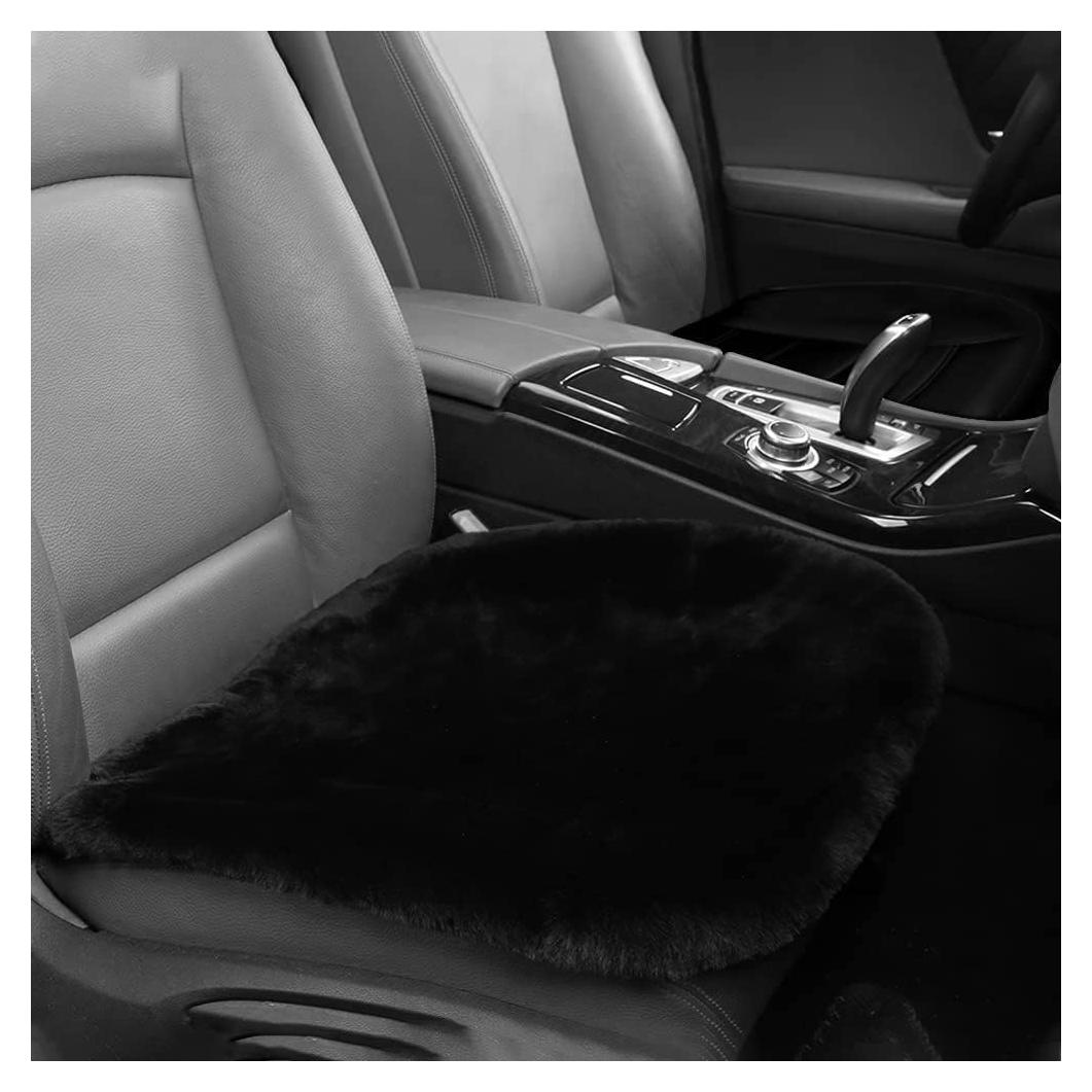 Almohadilla de Asiento de Auto IRIWOOL 49x49cm Piel de Oveja