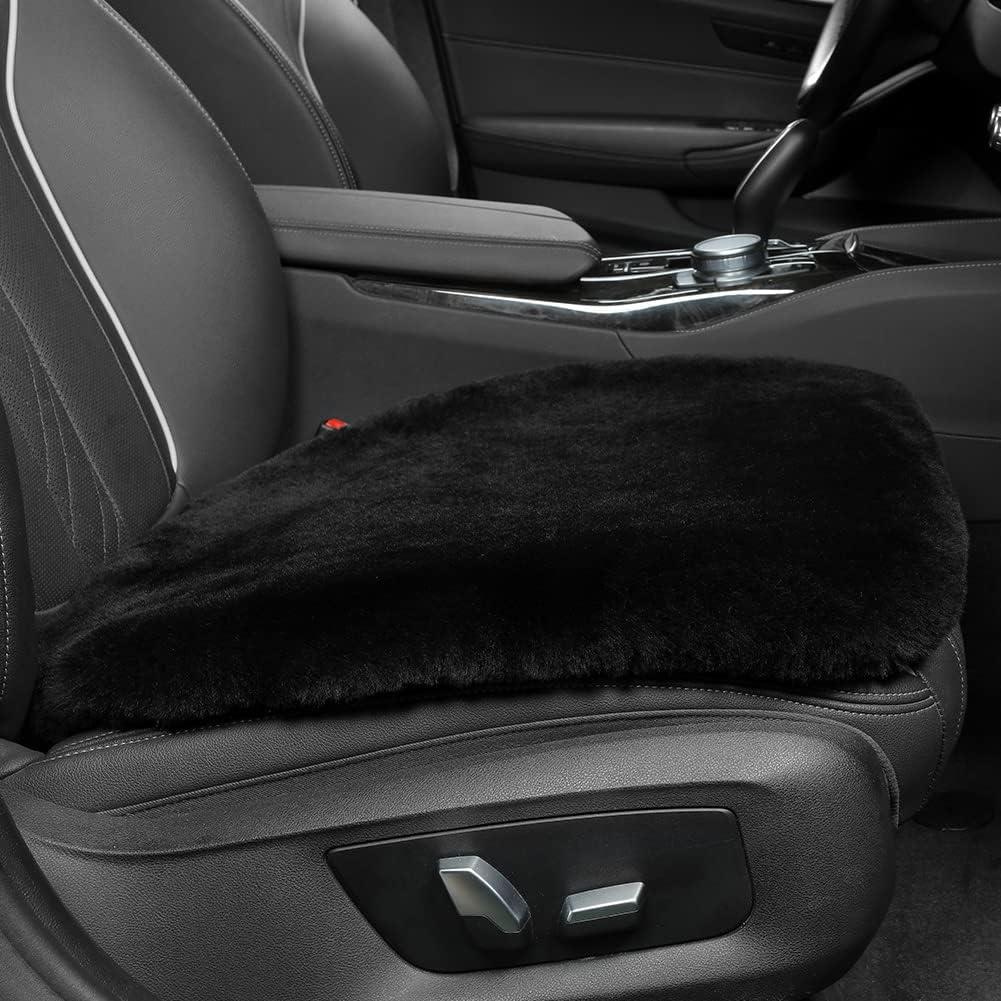 Almohadilla de Asiento de Auto IRIWOOL 49x49cm Piel de Oveja