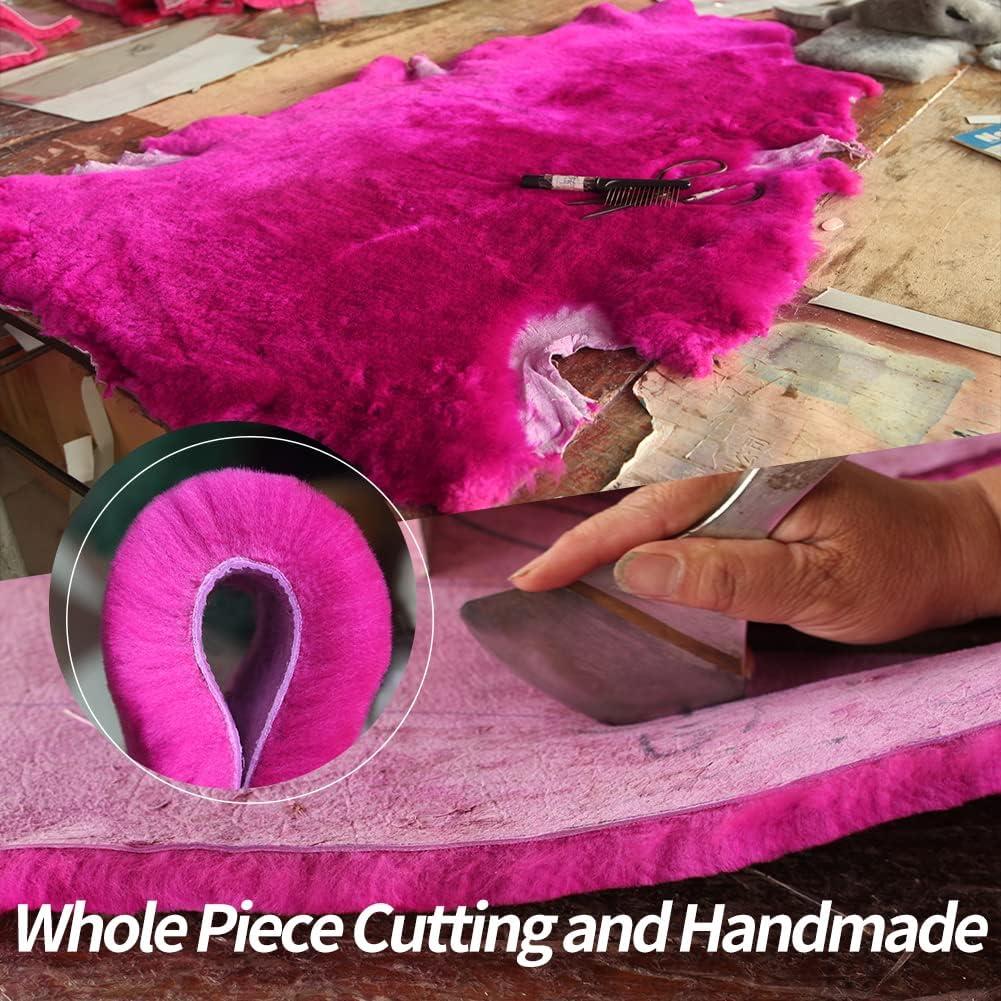 Almohadilla de Asiento de Auto IRIWOOL 49x49cm Piel de Oveja