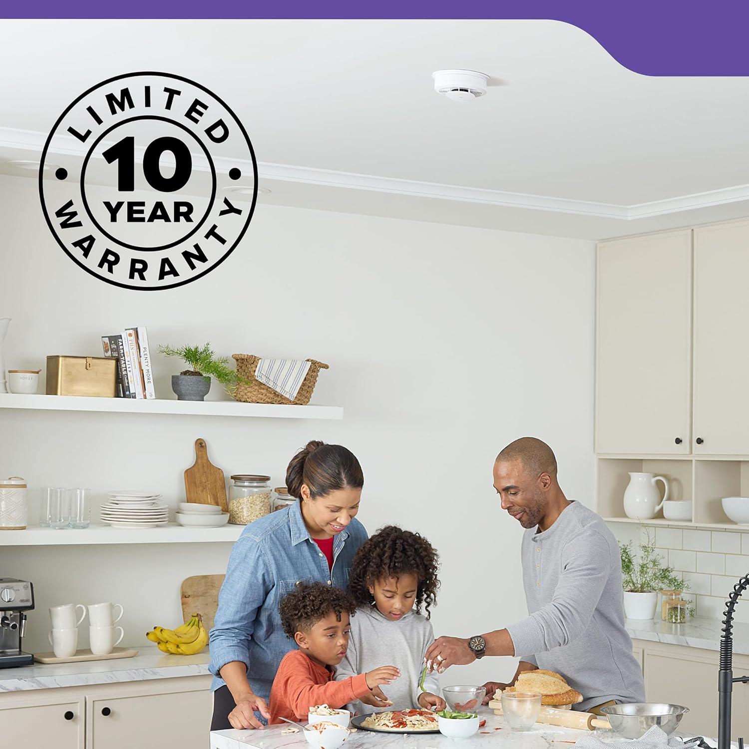 Detector de Humo y Monóxido Kidde 30CUD10 Batería 10 Años