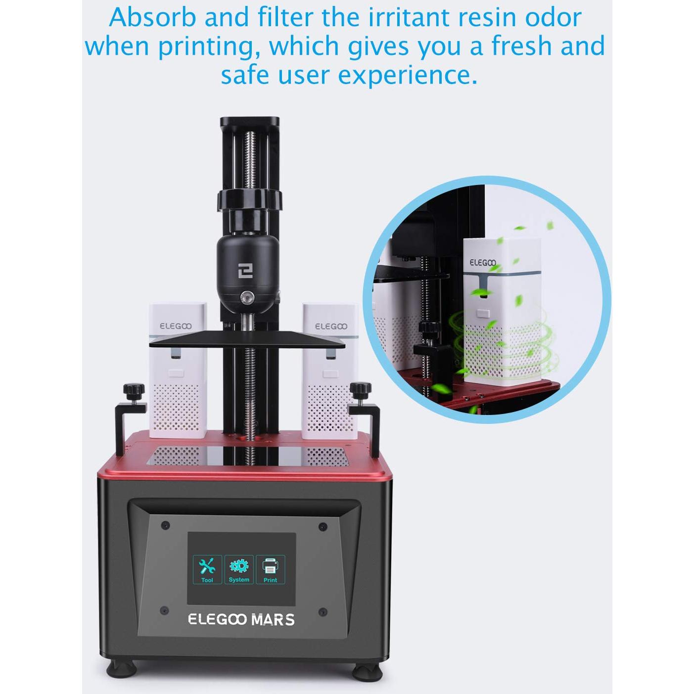 Purificador de Aire Mini ELEGOO con Filtro de Carbón Activado