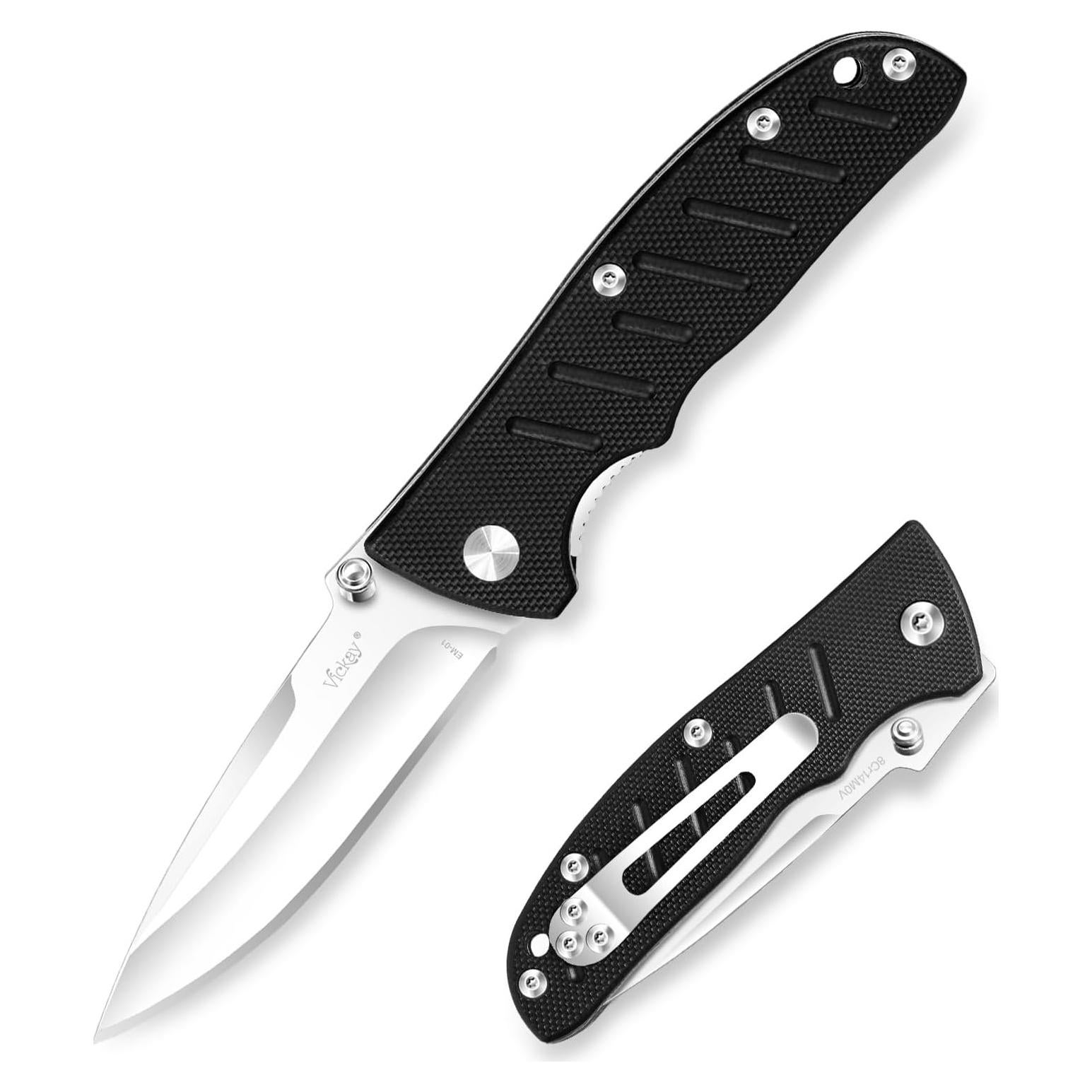 Cuchillo de bolsillo Vickay VK-EM-01, acero 8Cr13MoV 7 cm