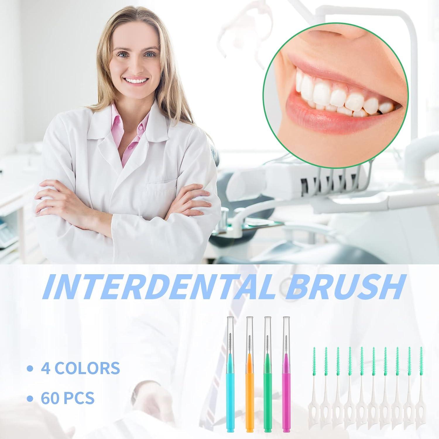 Set de Cepillos Interdentales Svalor 100 Piezas Multicolor