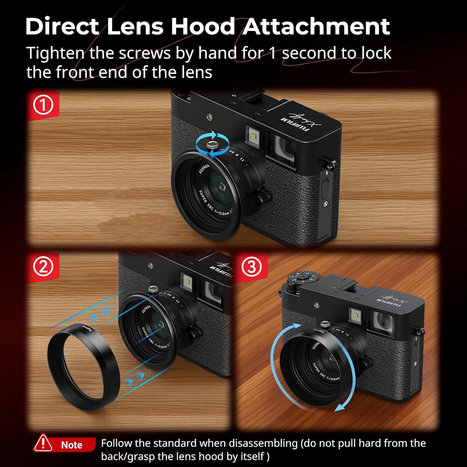 Capucha de Lente SMALLRIG 5215 para Fujifilm - Anti-Rasguños