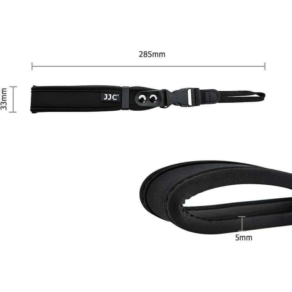 Correa de Muñeca JJC para Cámara DSLR Neopreno Negro