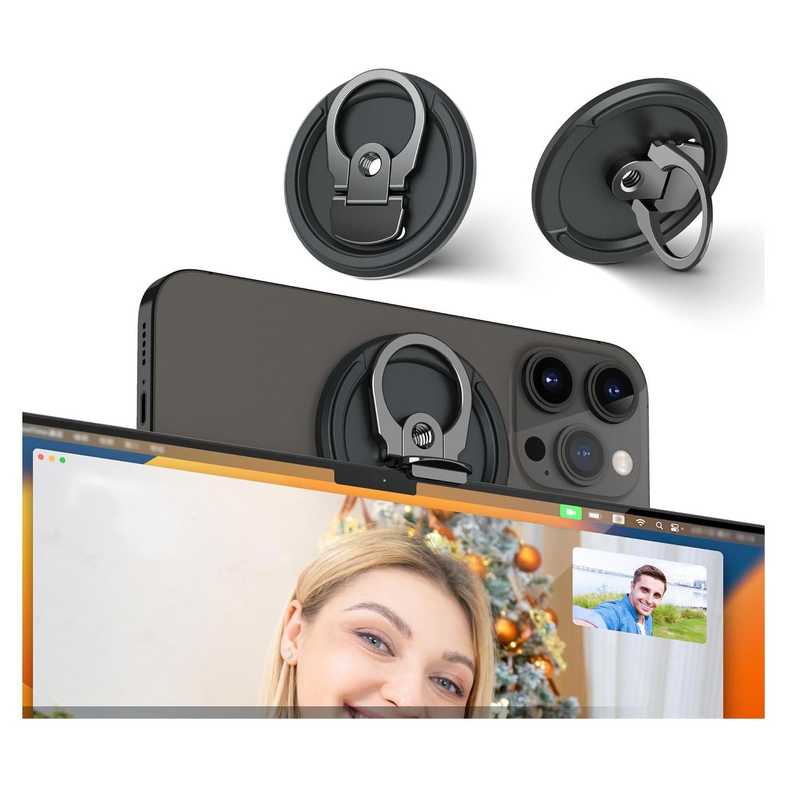 Soporte de Cámara de Continuidad PROfezzion para MacBook - Negro