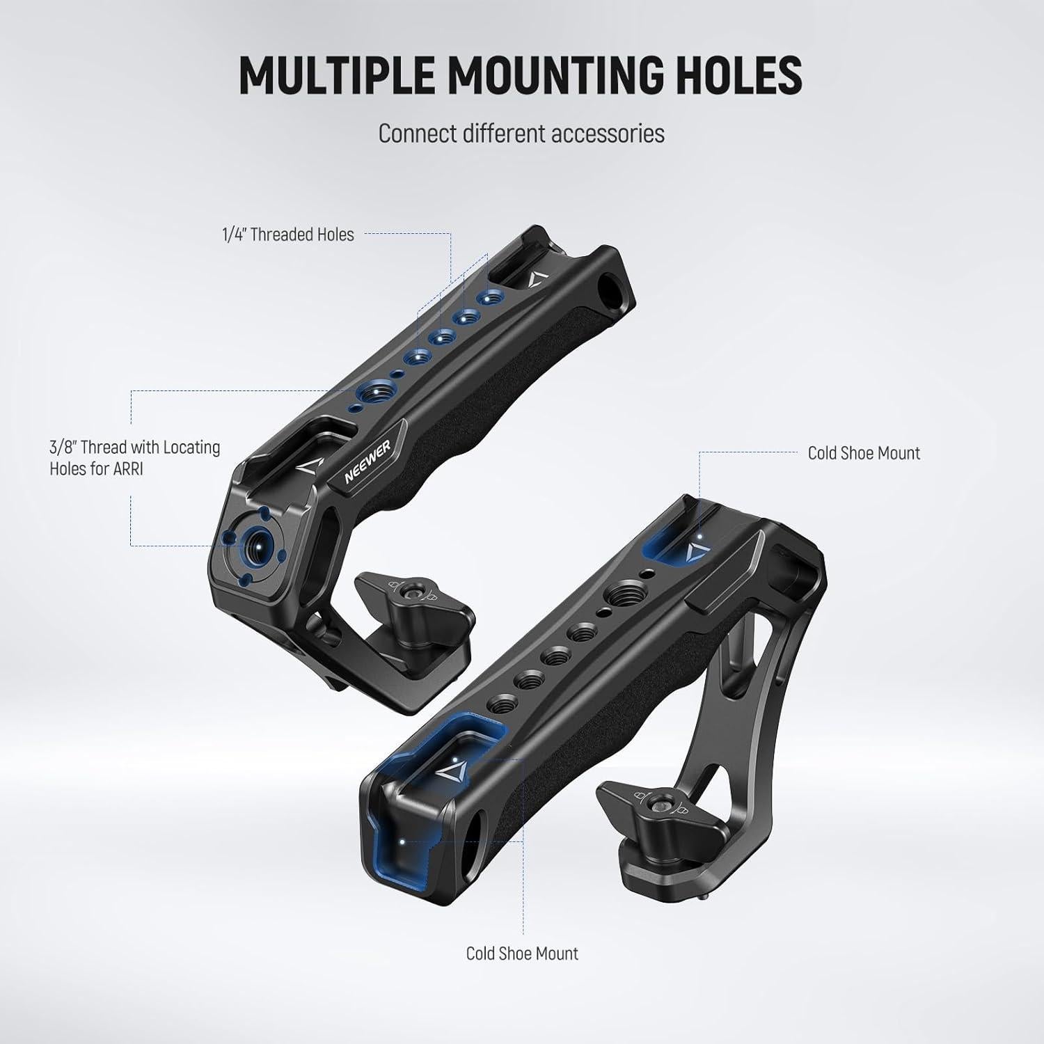 Mango Superior NEEWER CA107 con Tornillo 3/8" y Silicona