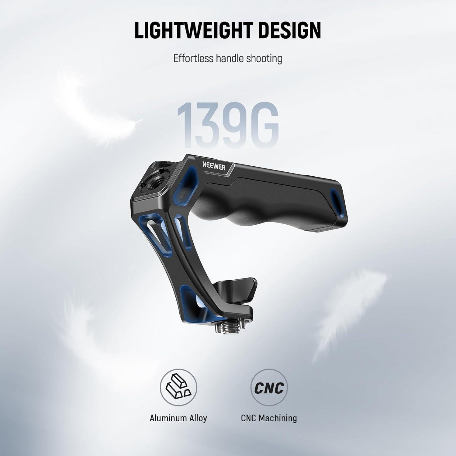 Mango Superior NEEWER CA107 con Tornillo 3/8" y Silicona