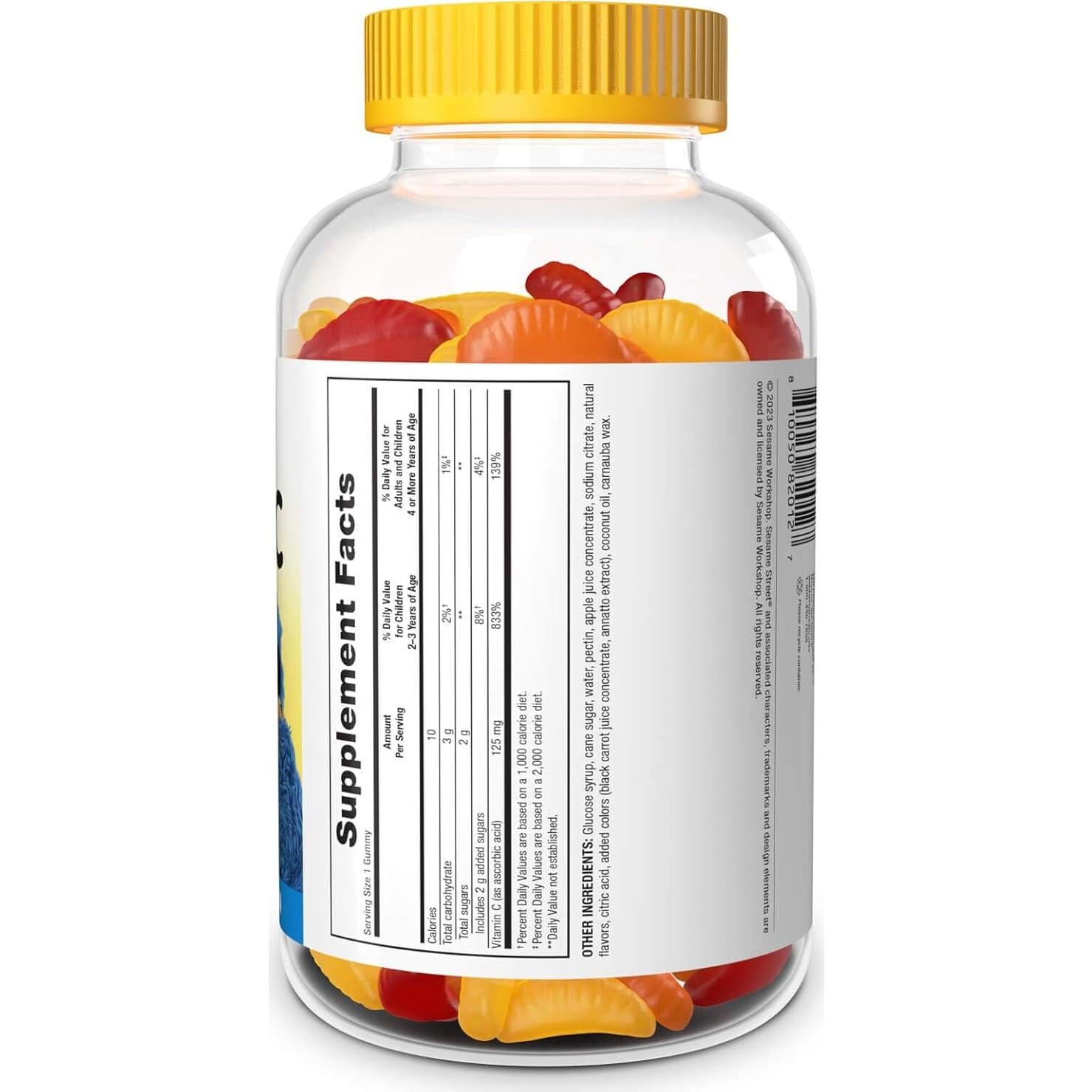 Gominolas Veganas de Vitamina C Webber Naturals 180 Unidades