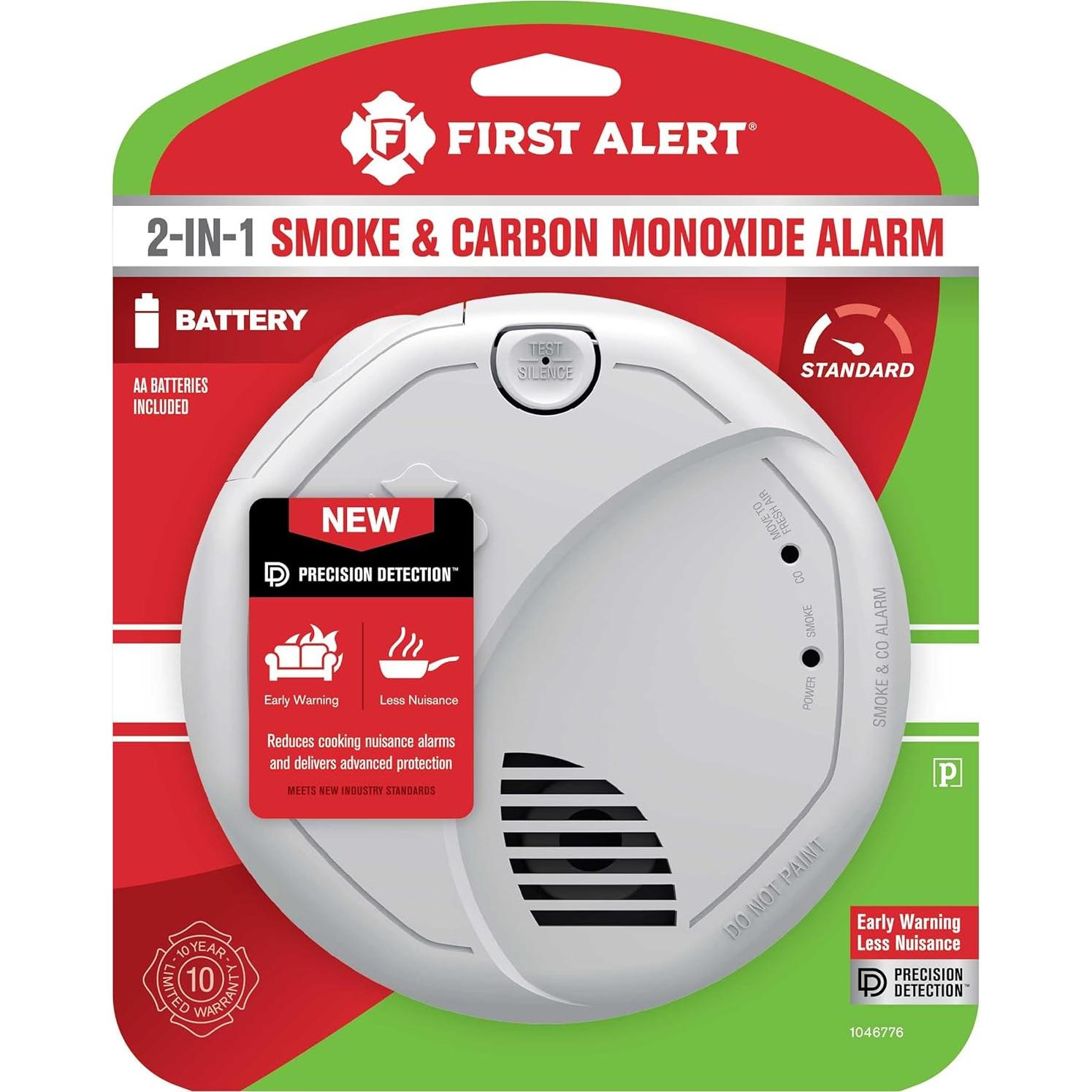 Alarma Humo y CO Primera Alerta SMCO100 Detección Precisa