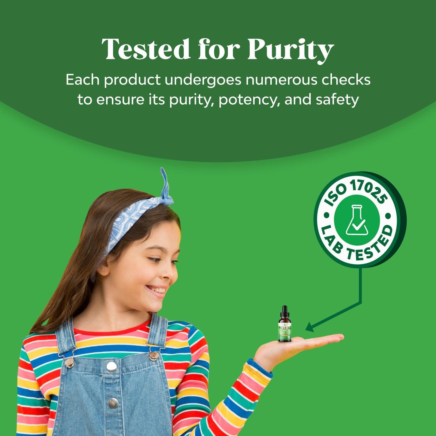 Gotas de Vitamina D3 K2 Natures Craft 60 ml para Niños