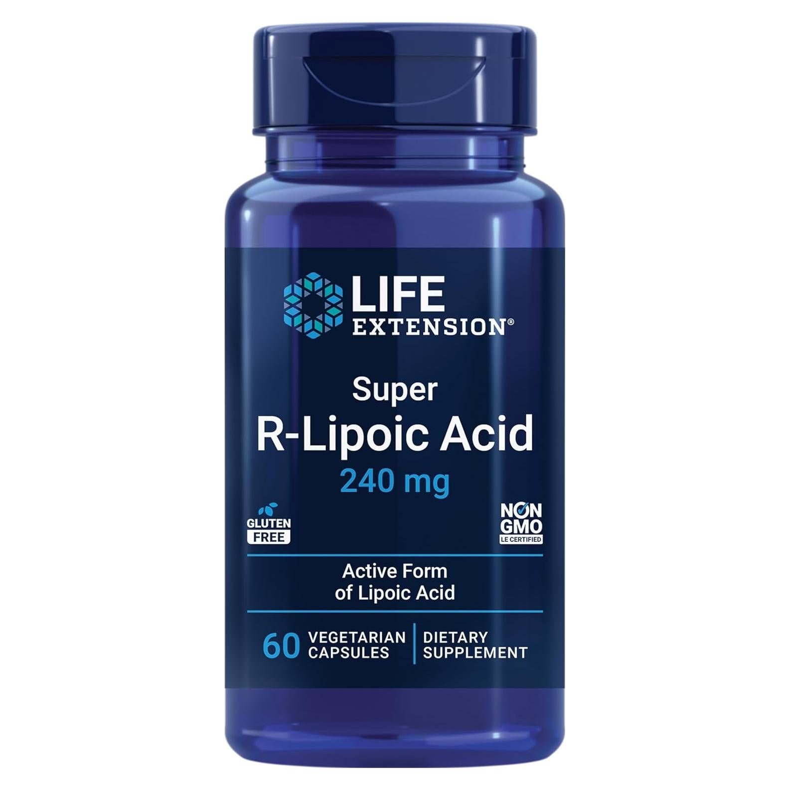 Ácido R-Lipoico Super Life Extension 240 mg - 60 Cápsulas