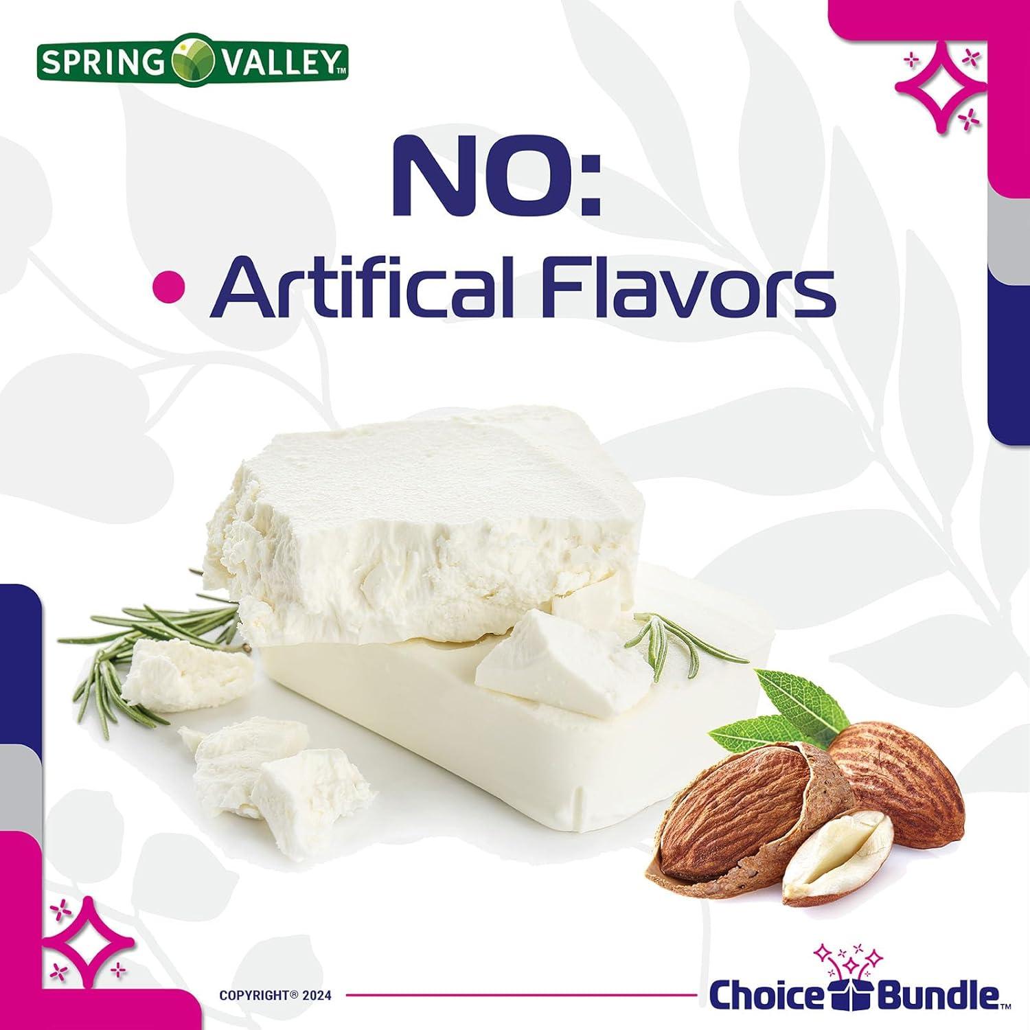 Tabletas de Calcio Plus Vitamina D Spring Valley 600 mg 500 Ct