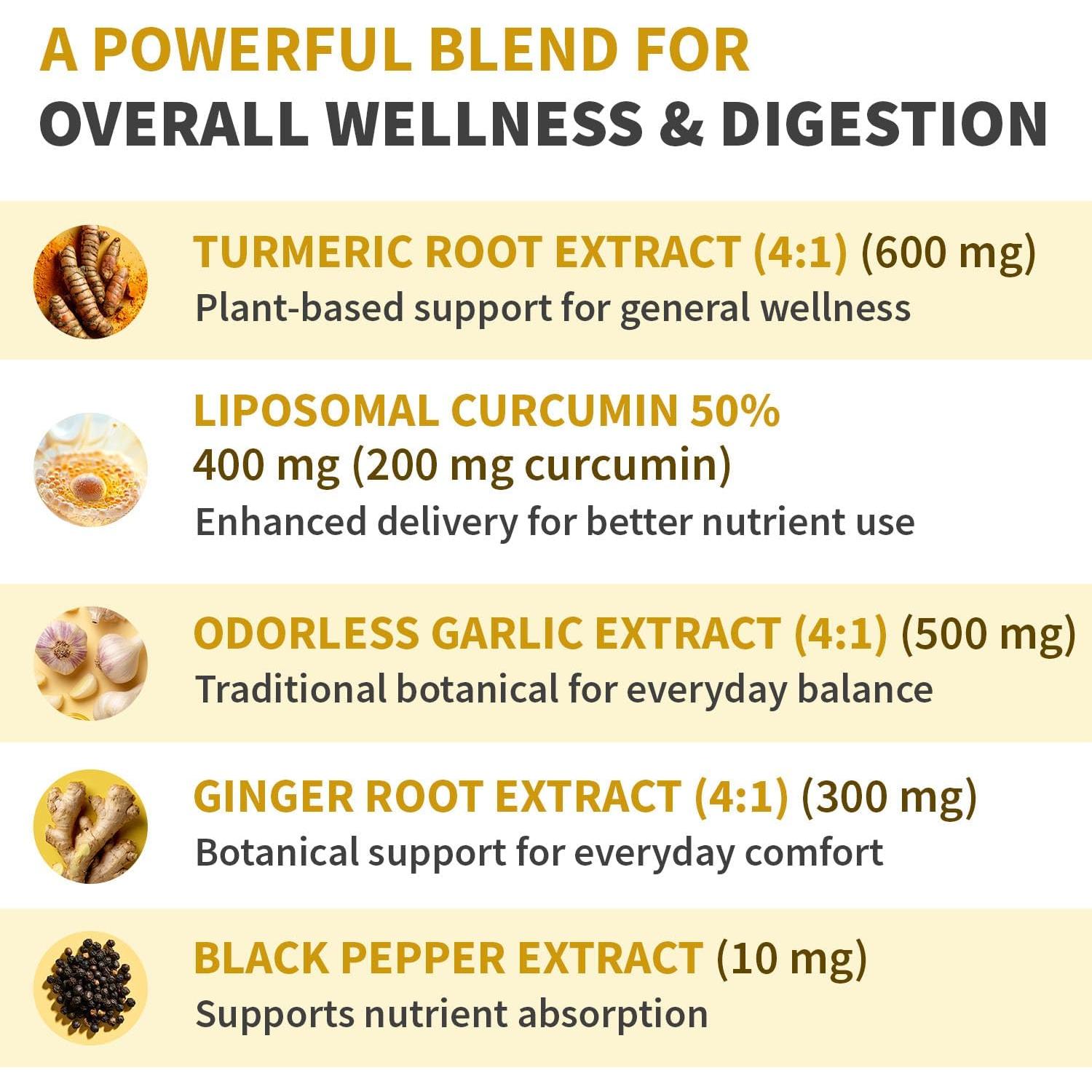 Suplemento de Cúrcuma Liposomal MEDCHOICE 120 Cápsulas