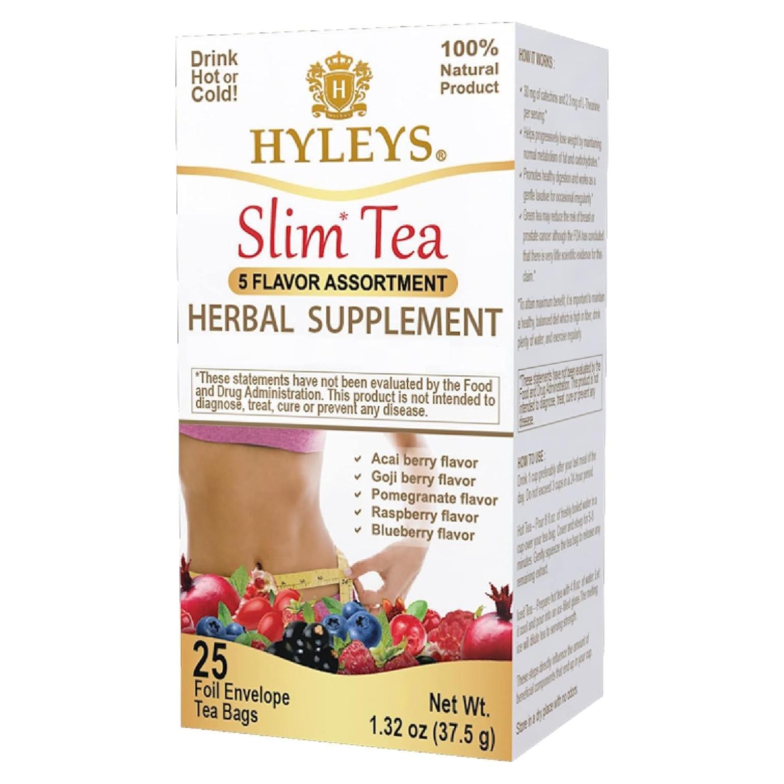 Hyleys Slim Tea 25 Bolsitas - Suplemento Herbal Pérdida de Peso