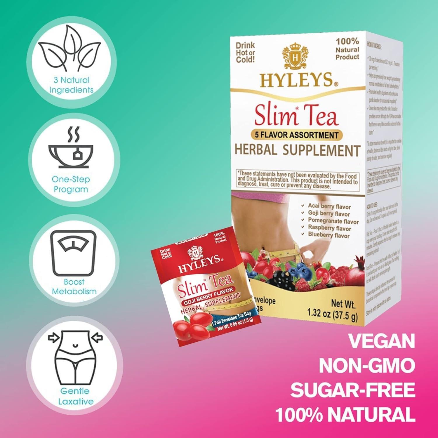 Hyleys Slim Tea 25 Bolsitas - Suplemento Herbal Pérdida de Peso