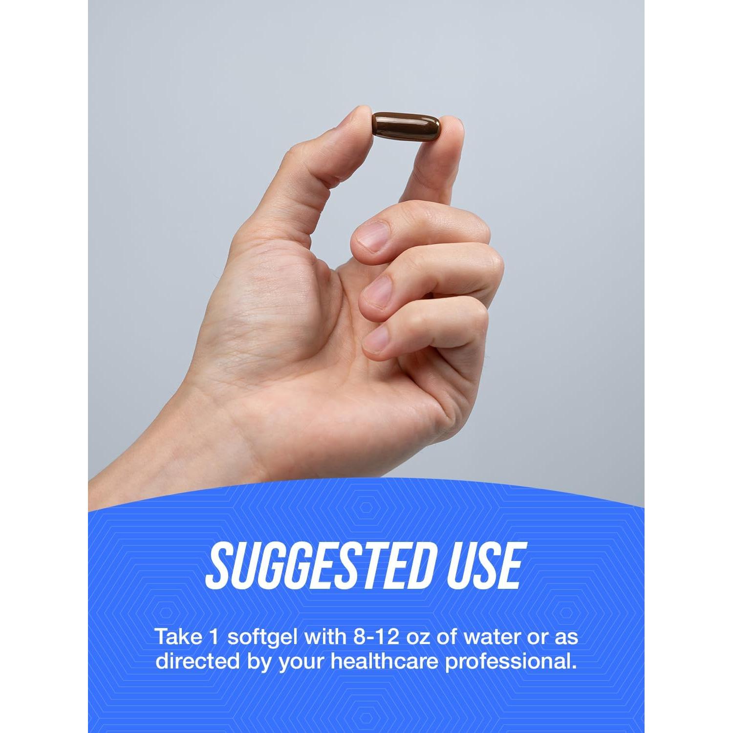 Cápsulas Blandas de Arándano con Vitamina C BulkSupplements 365u