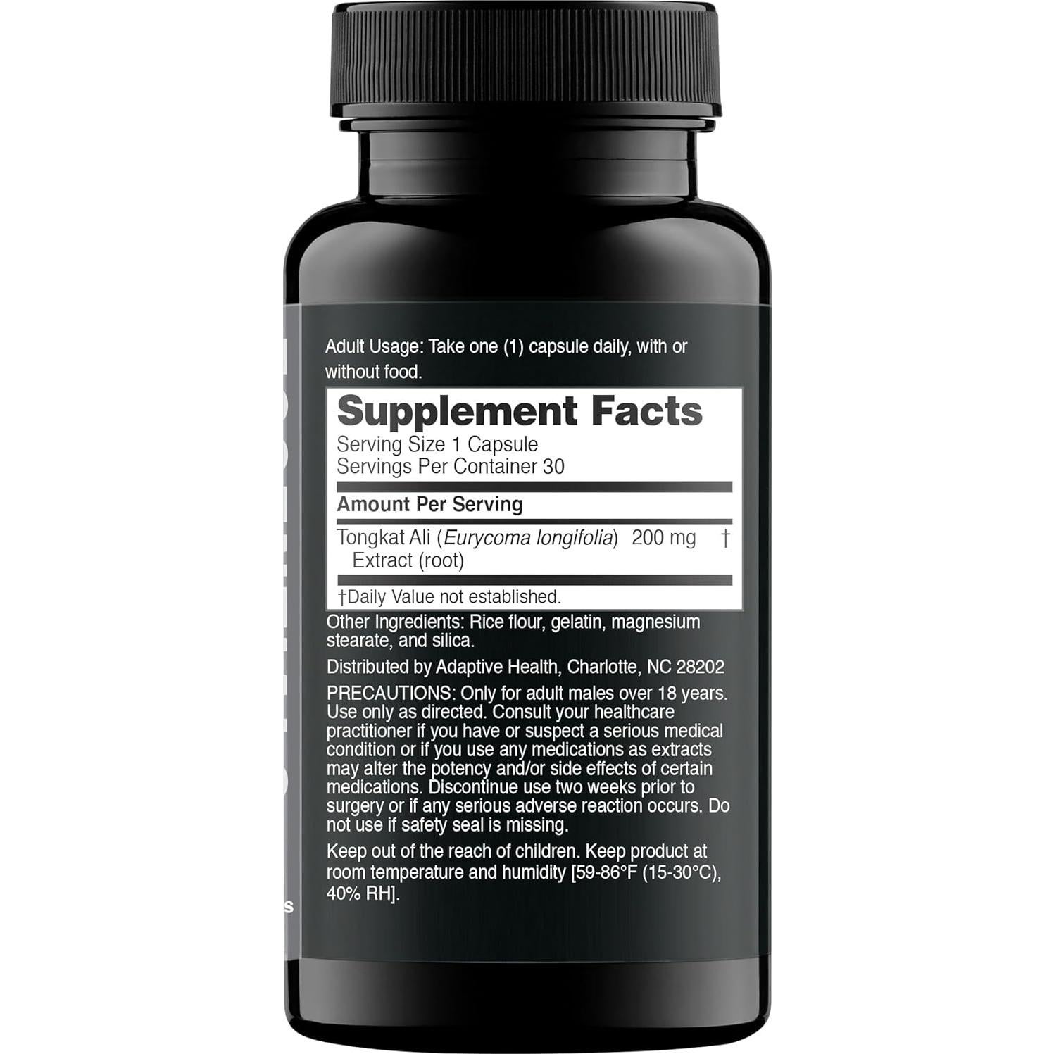 Nugenix Essentials Tongkat Ali 30 cápsulas - Salud Masculina