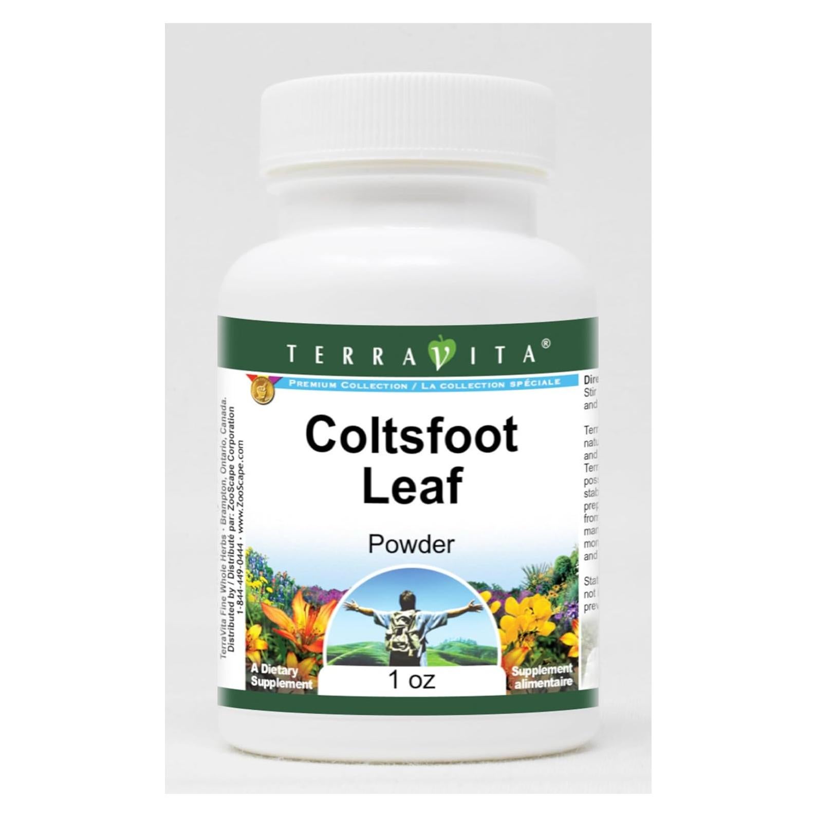 Polvo de Hoja de Coltsfoot TerraVita 28.35 g Sin Rellenos