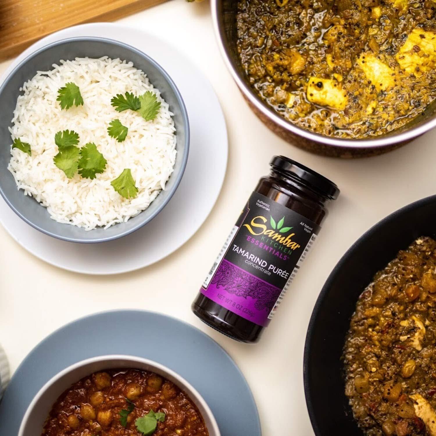 Concentrado de Puré de Tamarindo Sambar Kitchen 226g Vegano