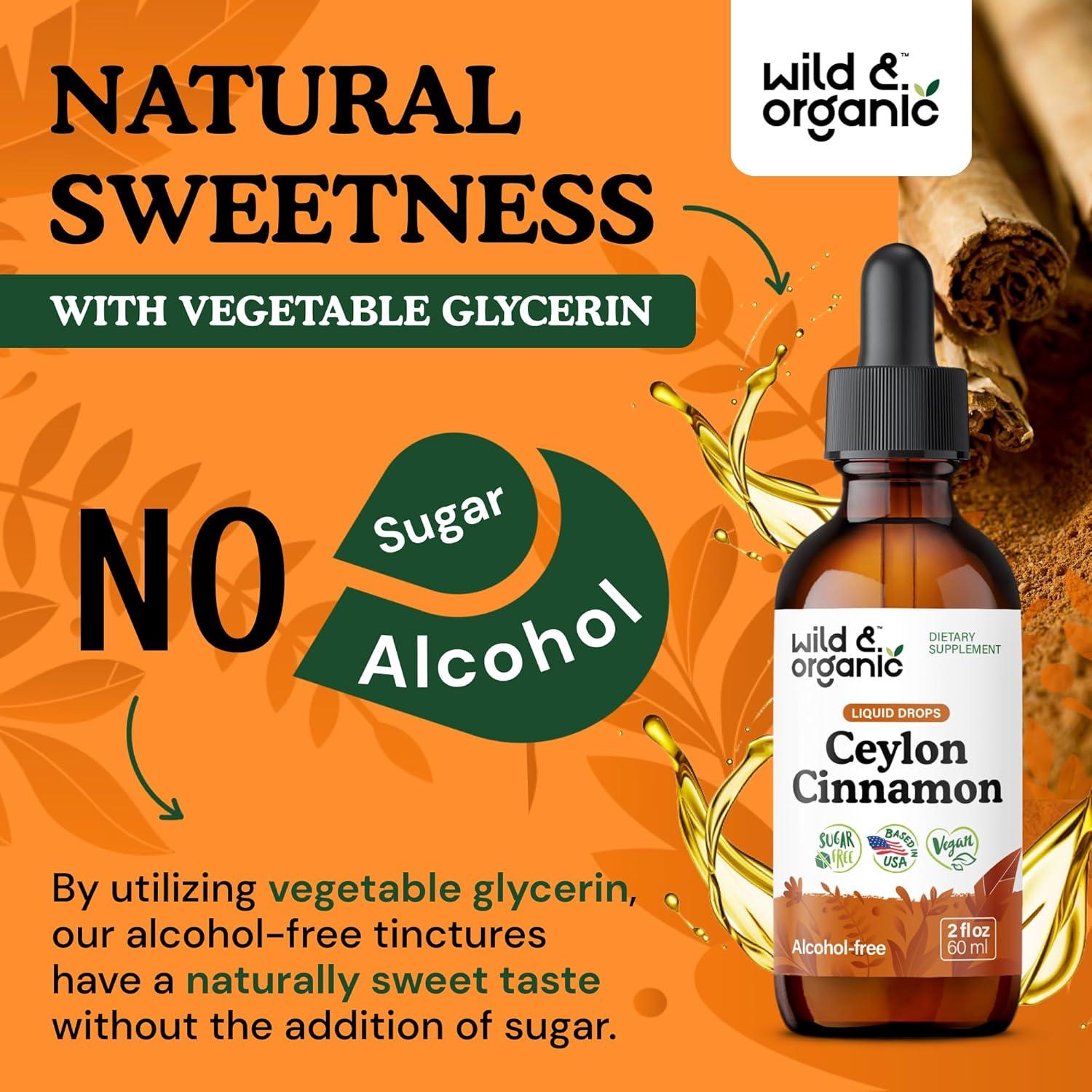 Extracto Líquido de Canela de Ceilán Orgánica 500mg - 59.15ml