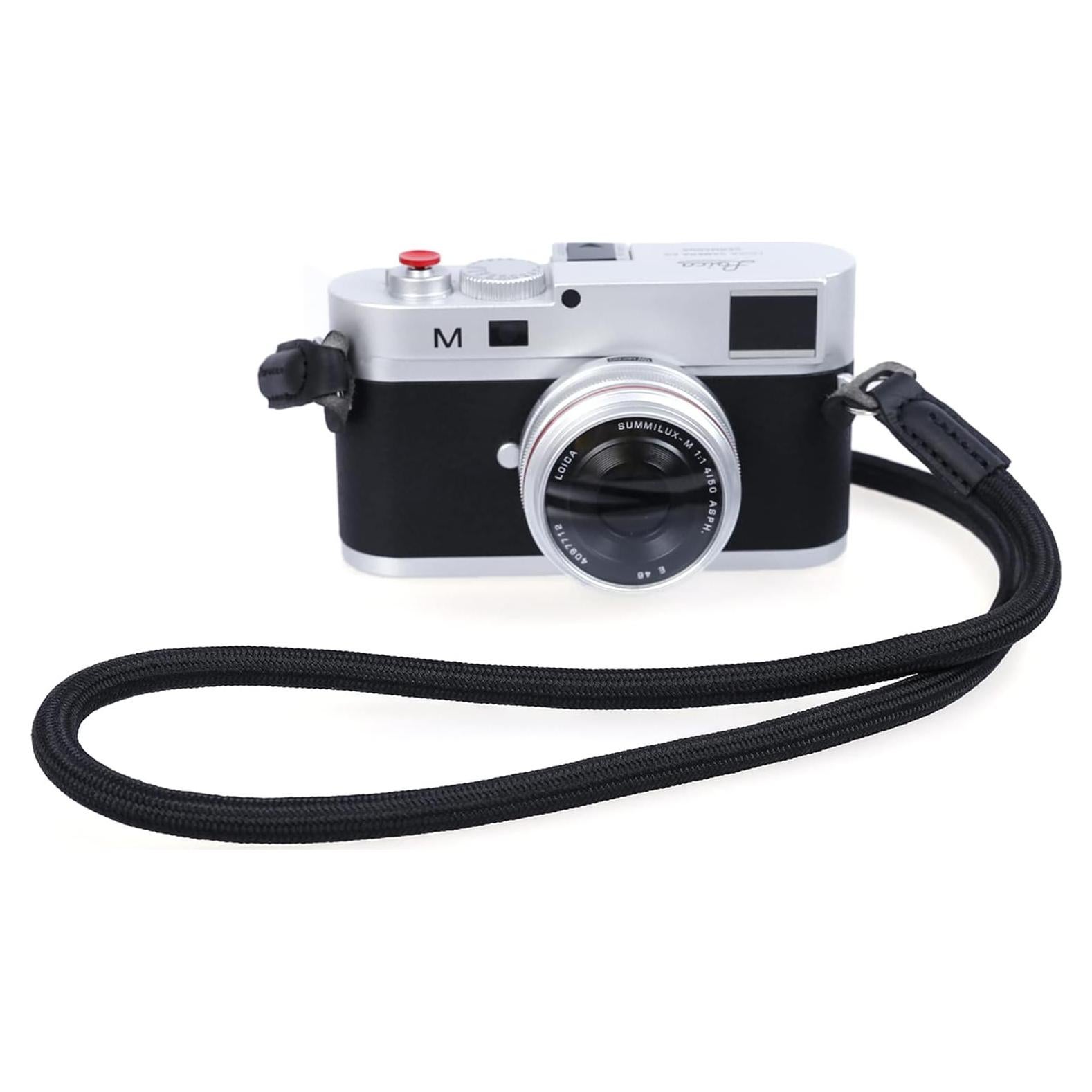 Correa para cámara Hargedis ST-CL negra, alta resistencia y antideslizante