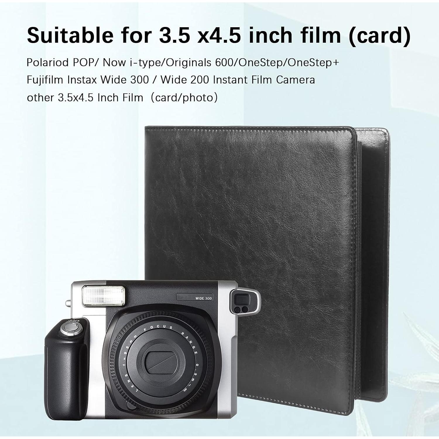 Álbum de Fotos Polaroid Ruibytree 192 Bolsillos Negro