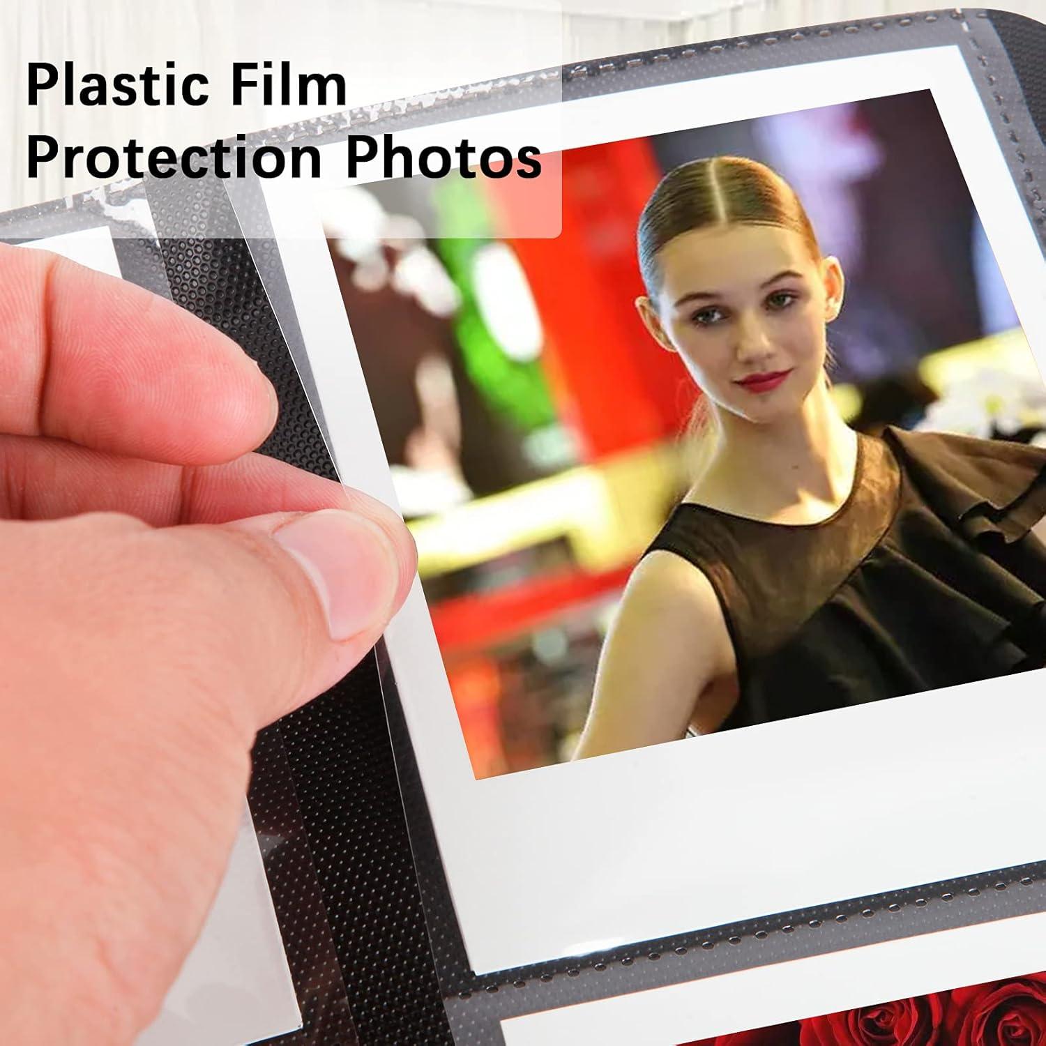 Álbum de Fotos Polaroid Ruibytree 192 Bolsillos Negro