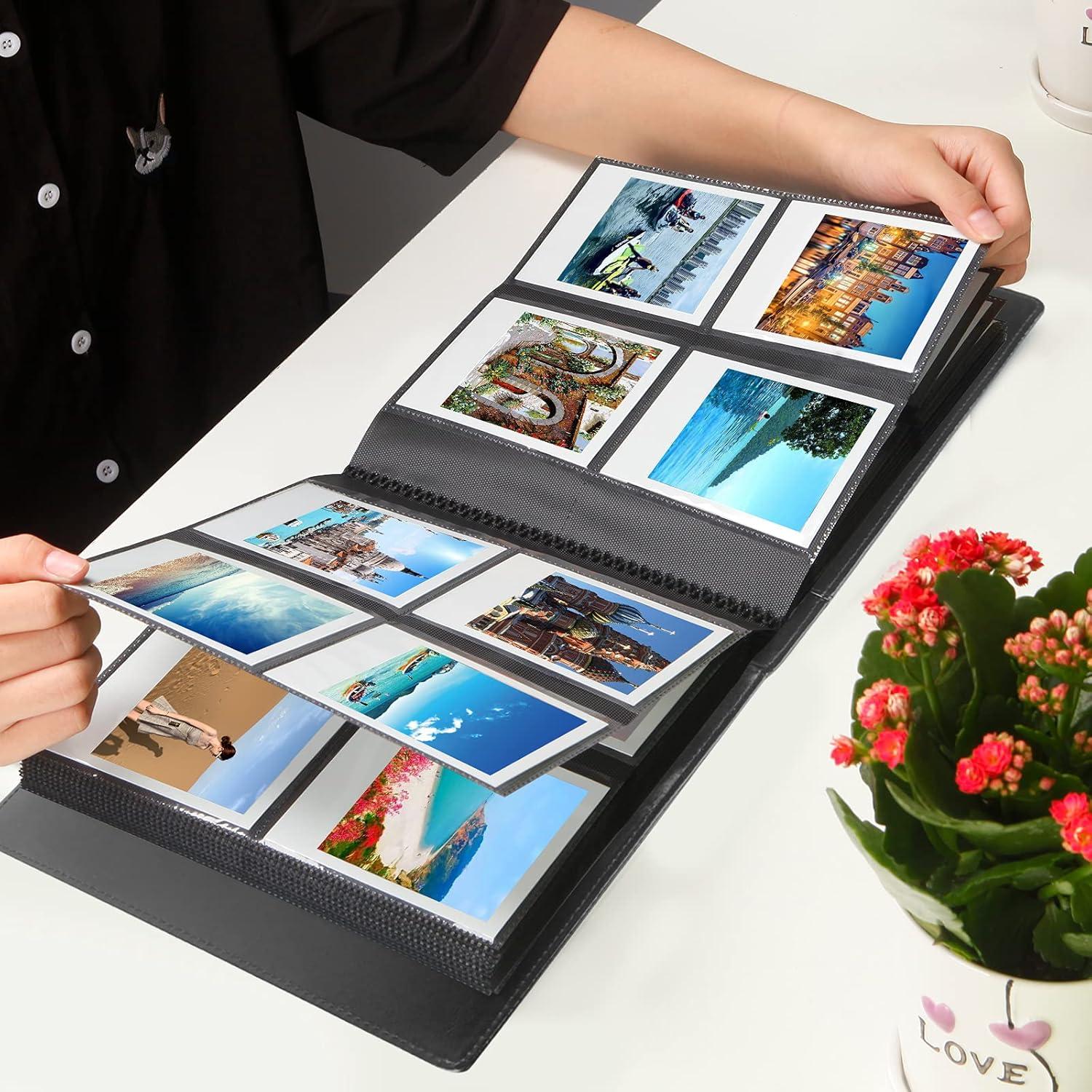 Álbum de Fotos Polaroid Ruibytree 192 Bolsillos Negro