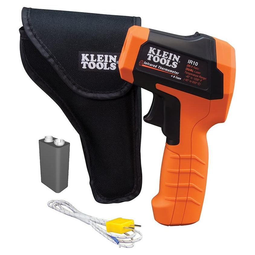 Termómetro Infrarrojo Klein Tools IR10, Doble Láser, 650°C
