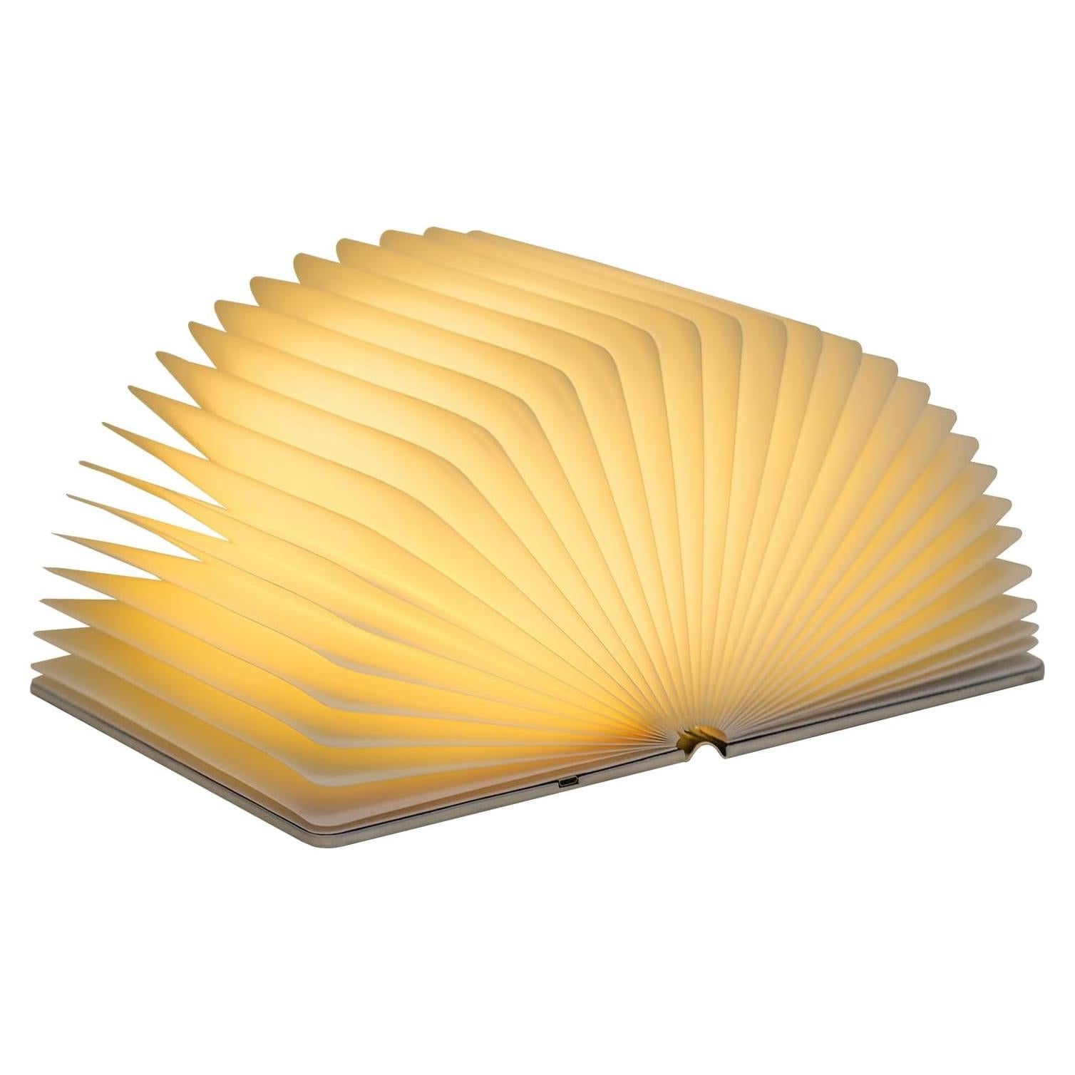 Lámpara de libro LED QXMGCBOK 21.5 cm recargable USB 3 colores